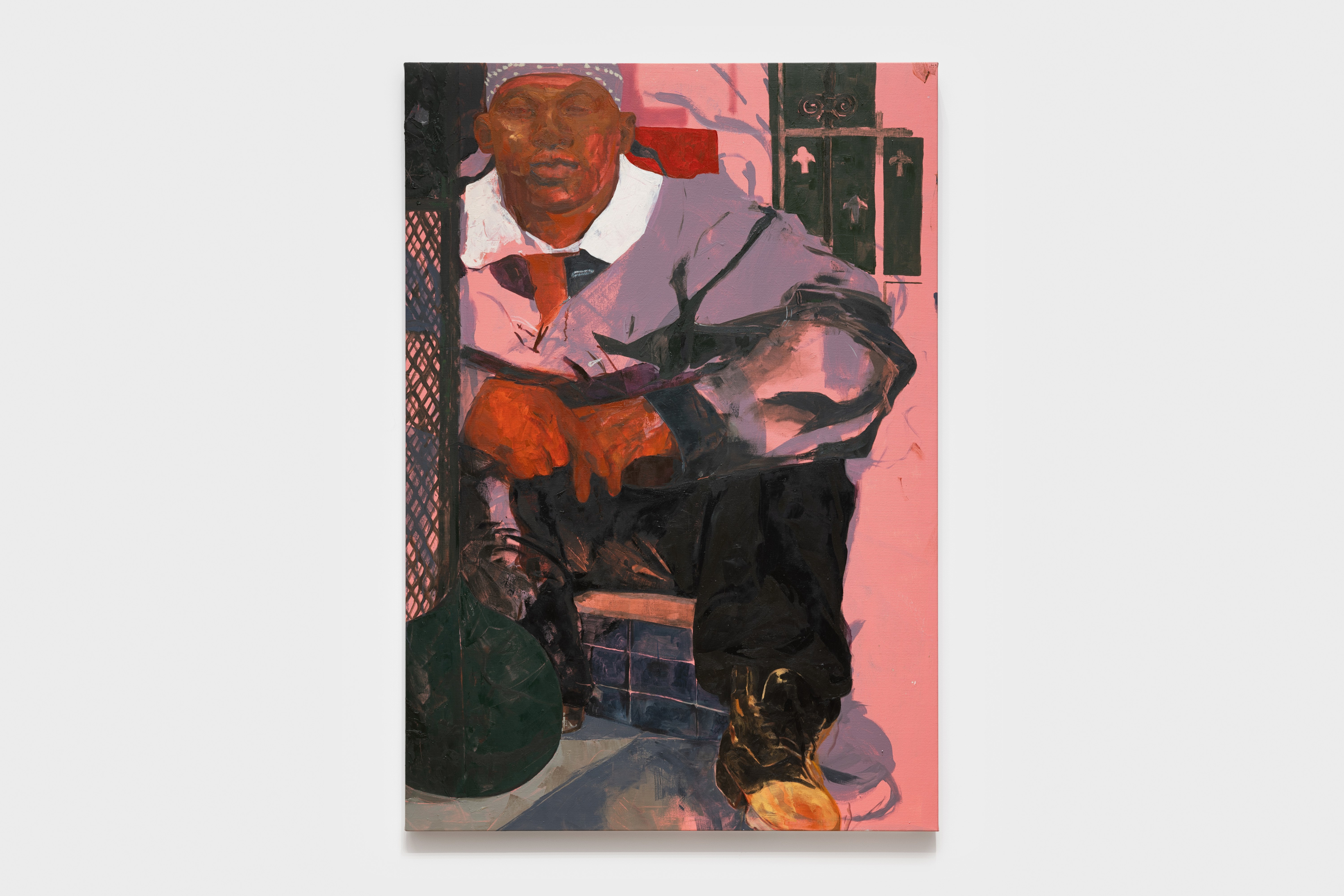FOUND PHOTO HANDSOME YOUNG BLACK MAN FASHION