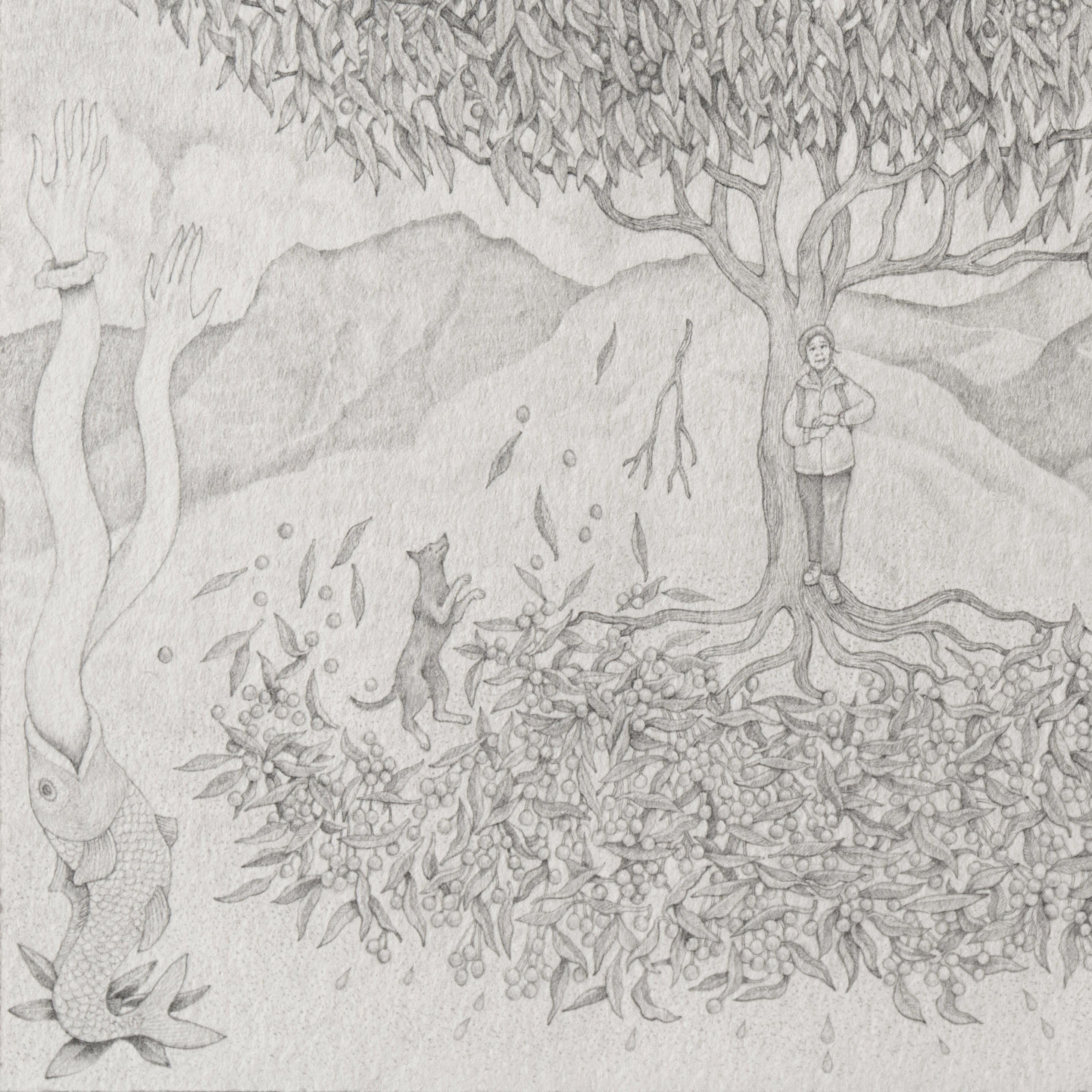 Mother and Lychee Tree