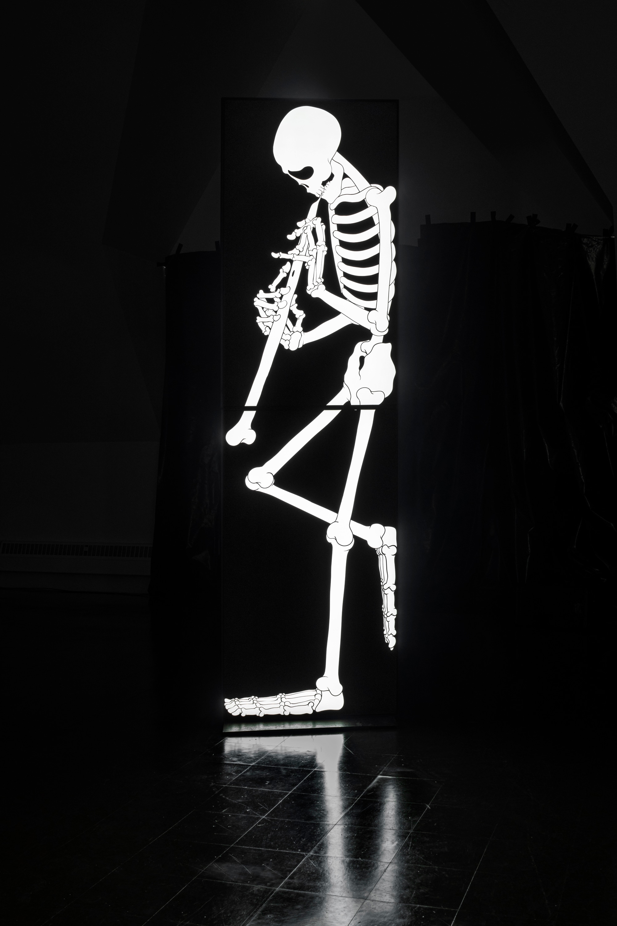 Death playing the clarinet (from DAWN)