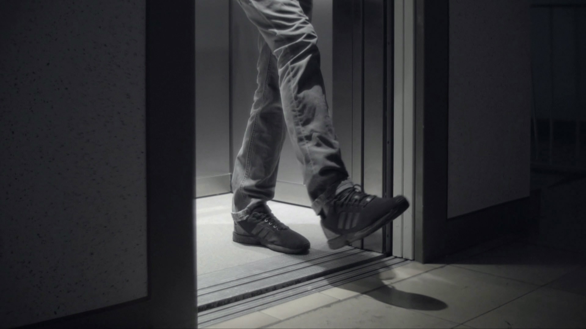 Elevator and a kid