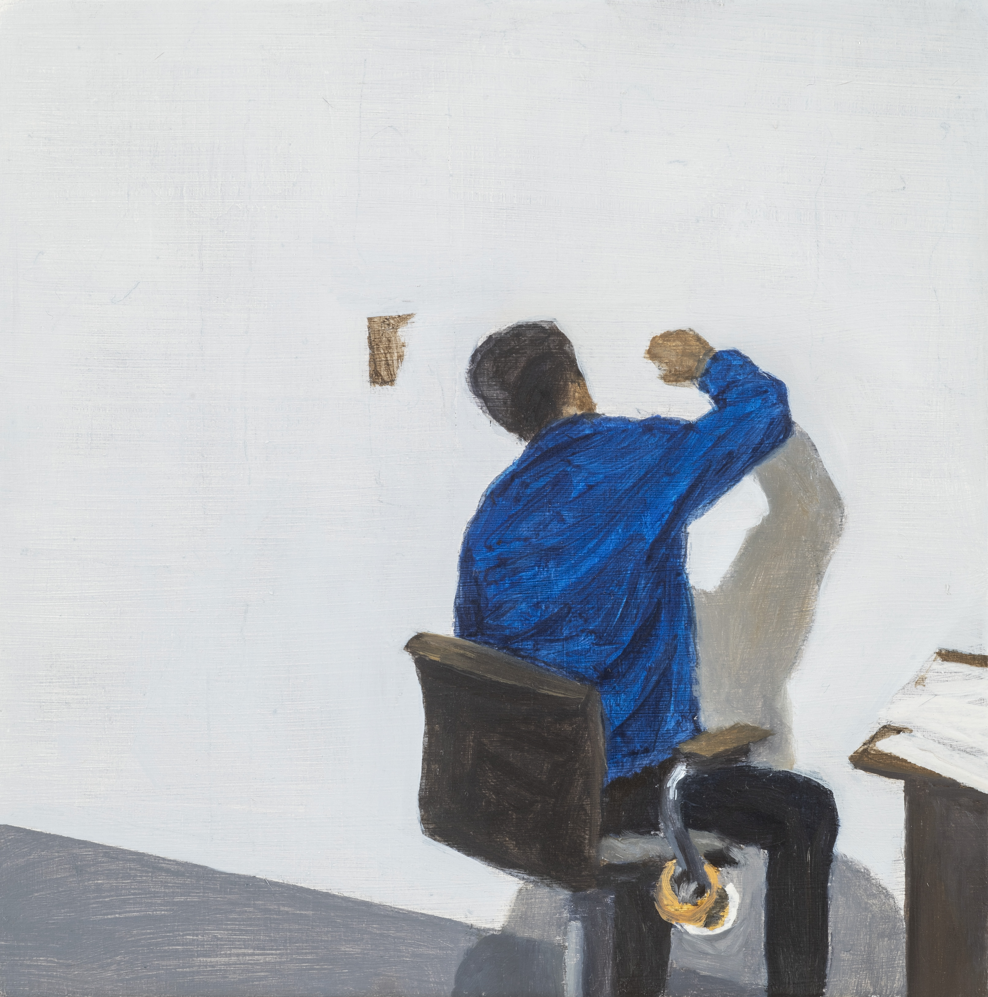A painter in his studio (2nd view)