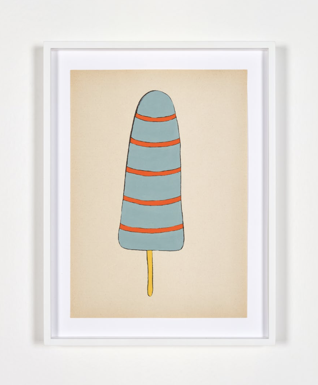Go easy on me, one blue with orange stripes