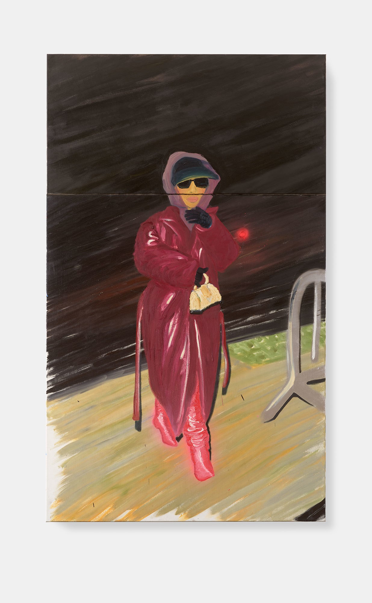 Kim Kardashian bundles her pink outfit in a leather coat after her 'Saturday Night Live' rehearsal. ...