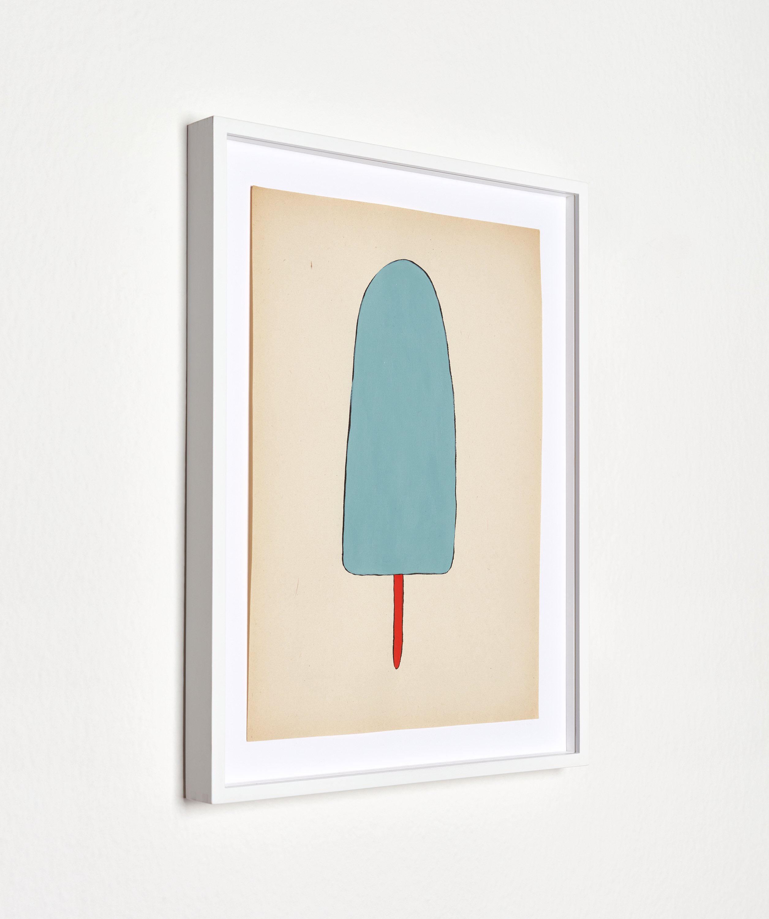 Go easy on me, one blue with red stick