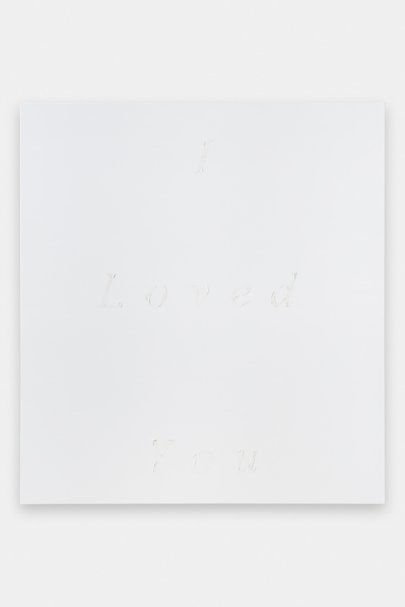 You Just Couldn't See It - White