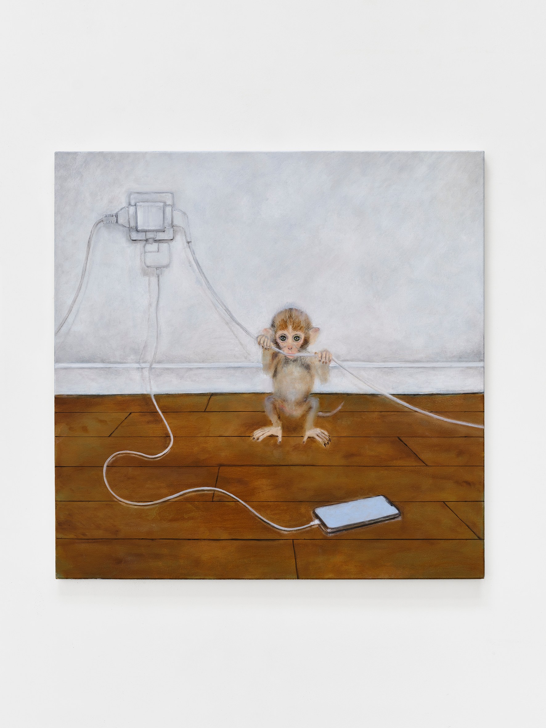 Baby Monkey & Mobile Phone