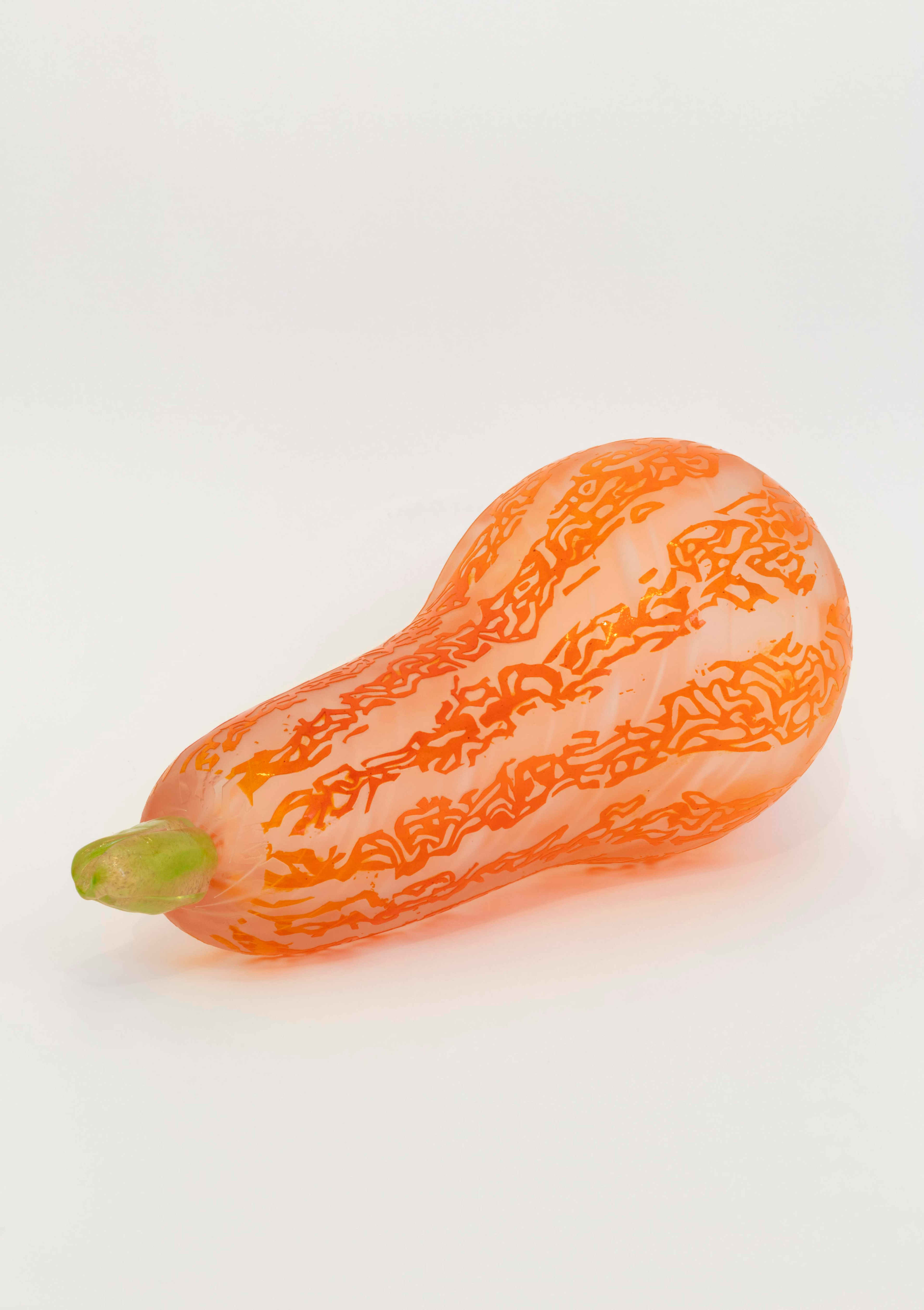 Engraved carnival squash