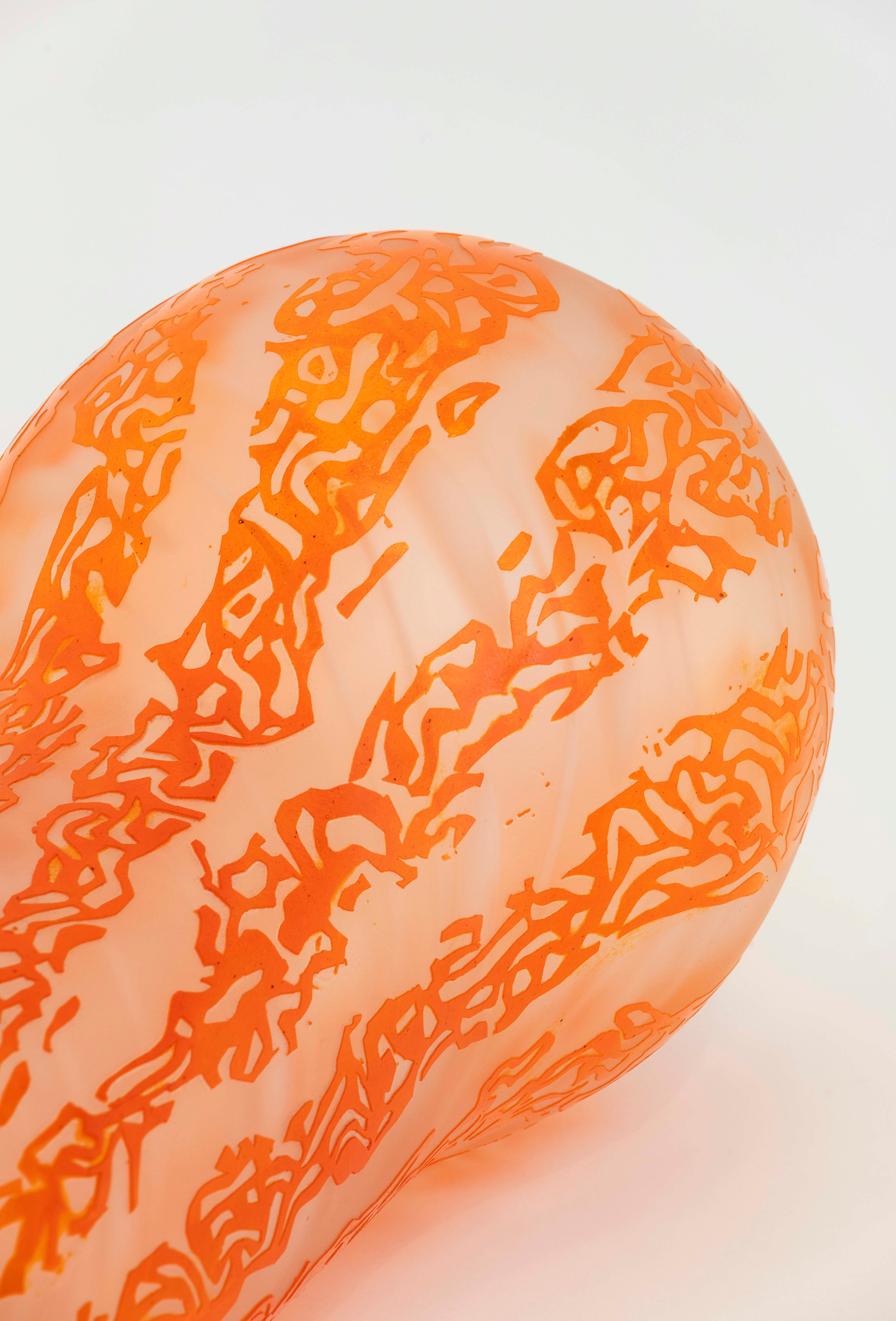 Engraved carnival squash
