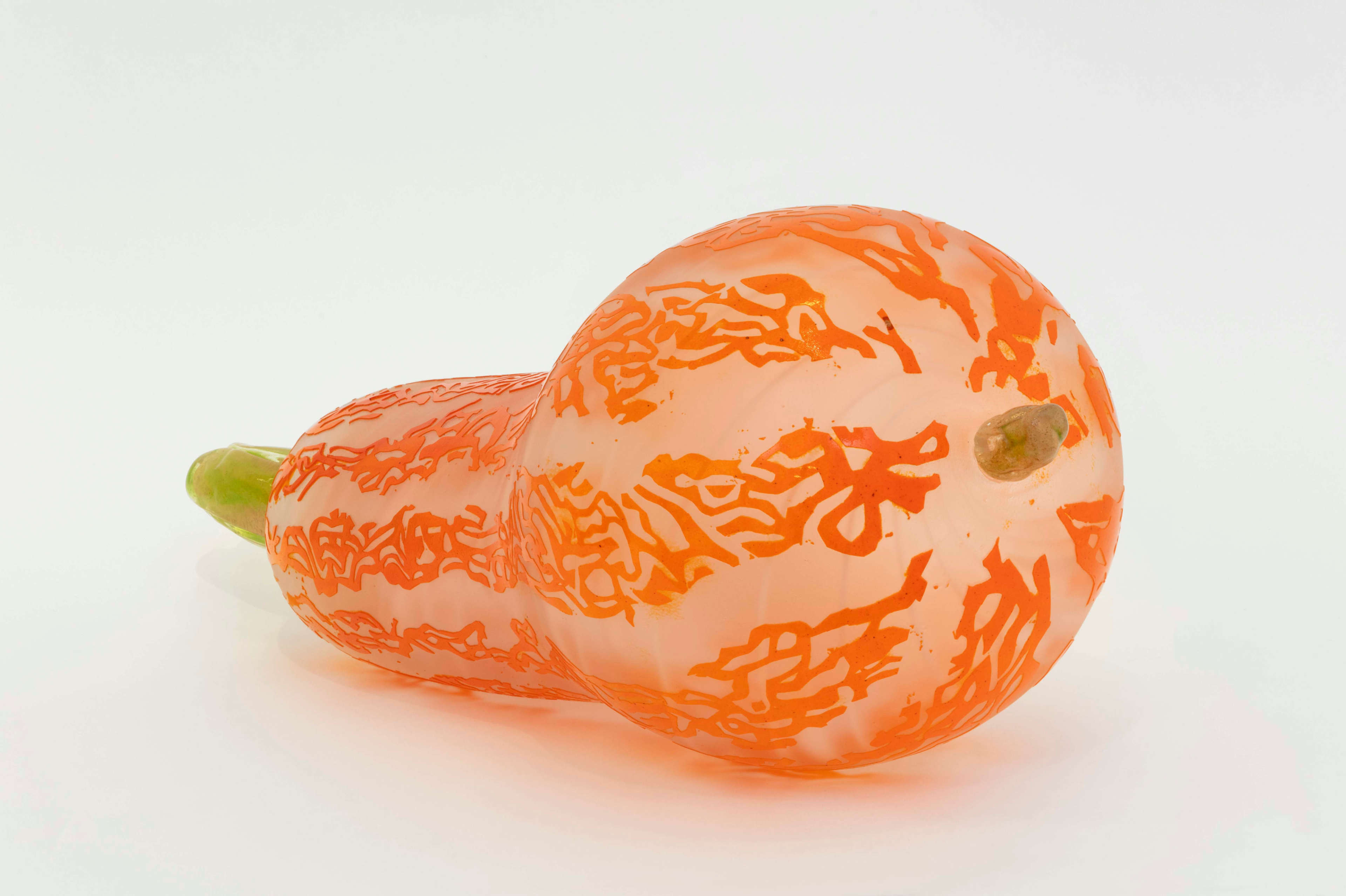 Engraved carnival squash