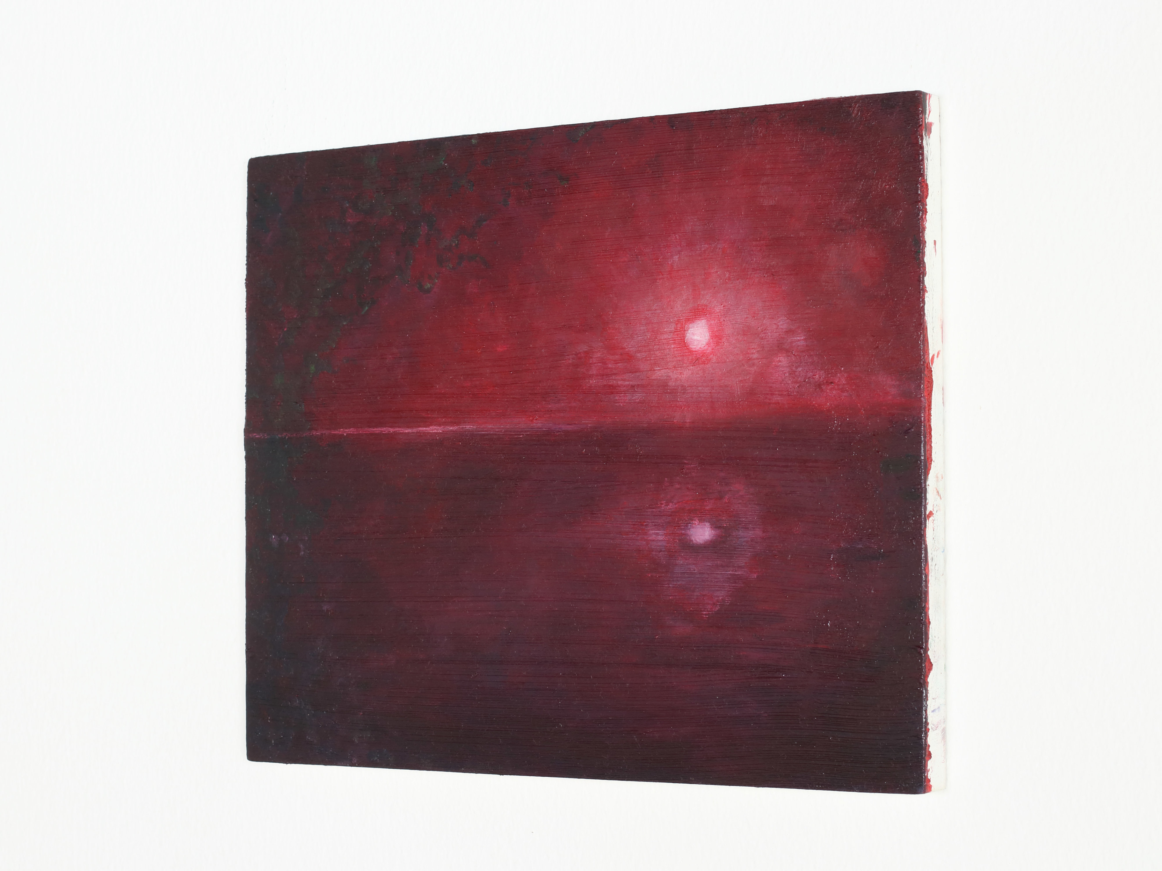 Red Moon by the Lake