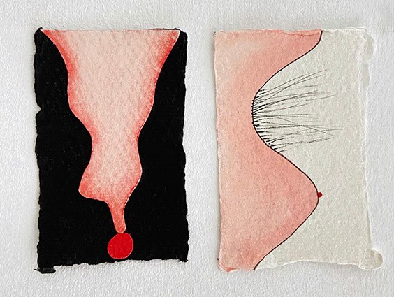 Pair 5 (from the ongoing Small Drawings series)