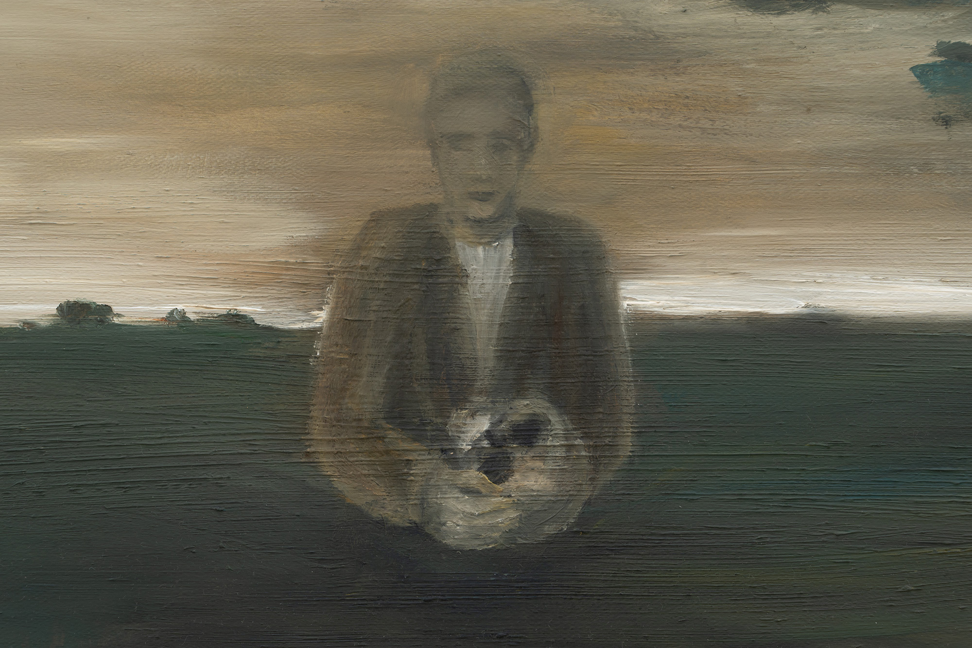 White horizon (after Jean-François Millet: L’Angélus)