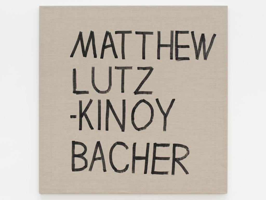 Untitled (MATTHEW LUTZ - KINOY BACHER)