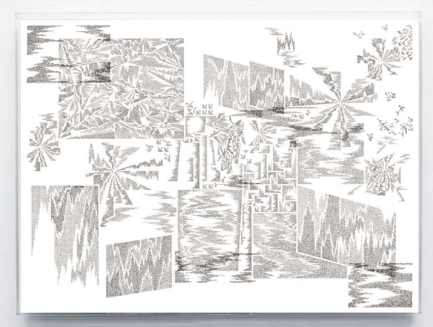 Hand transcription of Edouard Glissant’s book “Poetics of Relation” (2020)