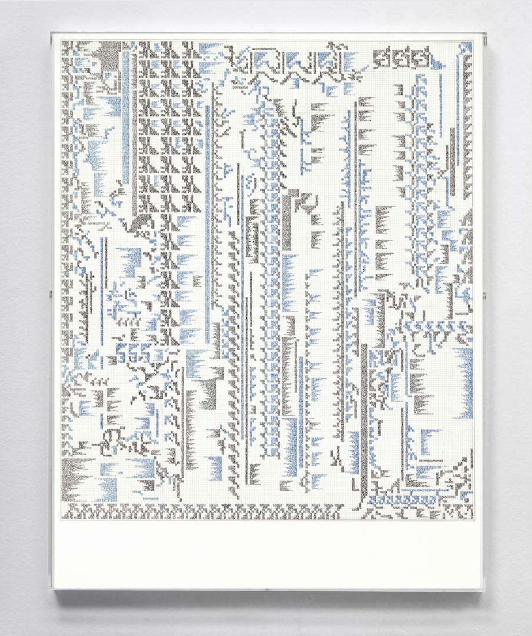 Hand transcription of Edouard Glissant’s book “Poetics of Relation” ()