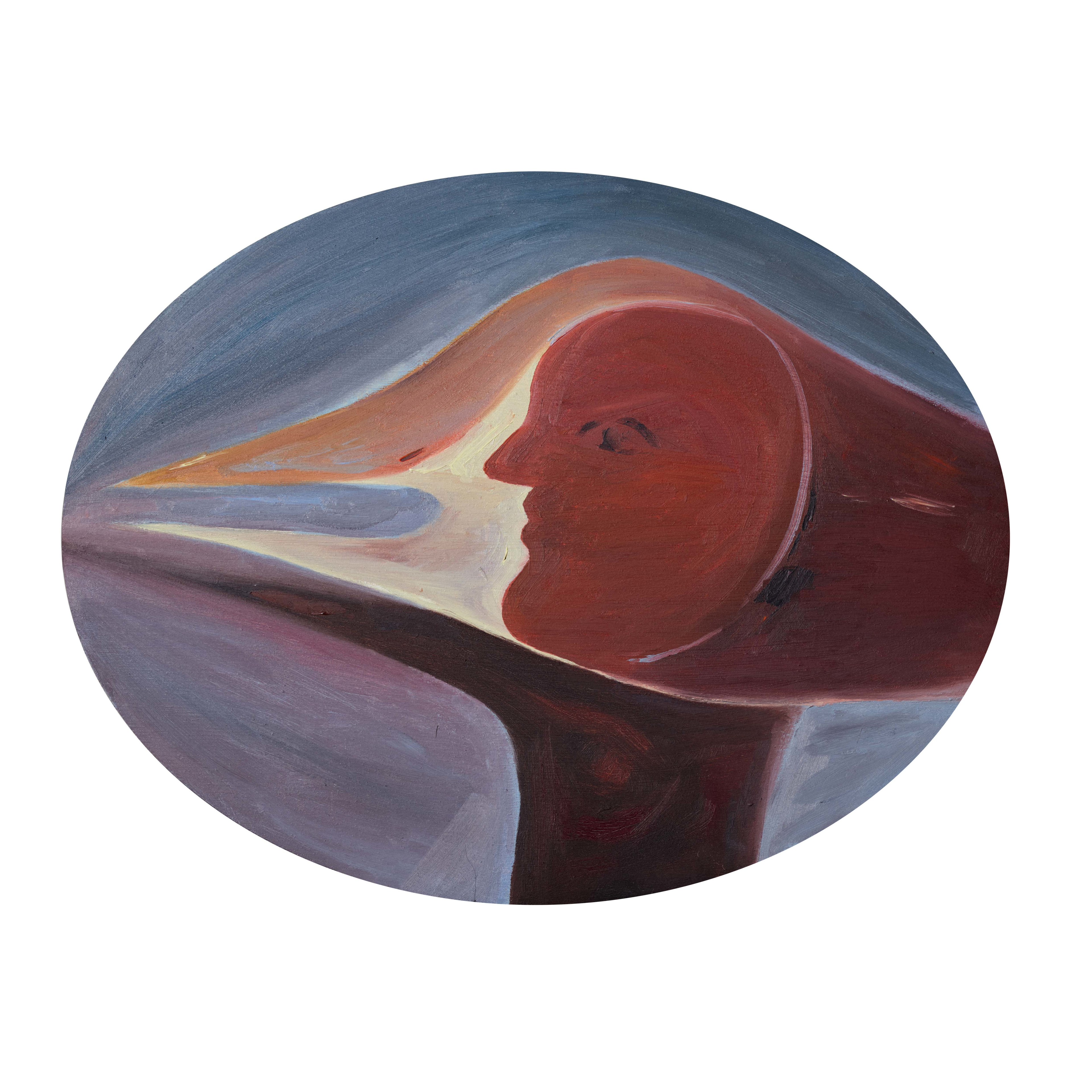 Self portrait (bird on the moon)