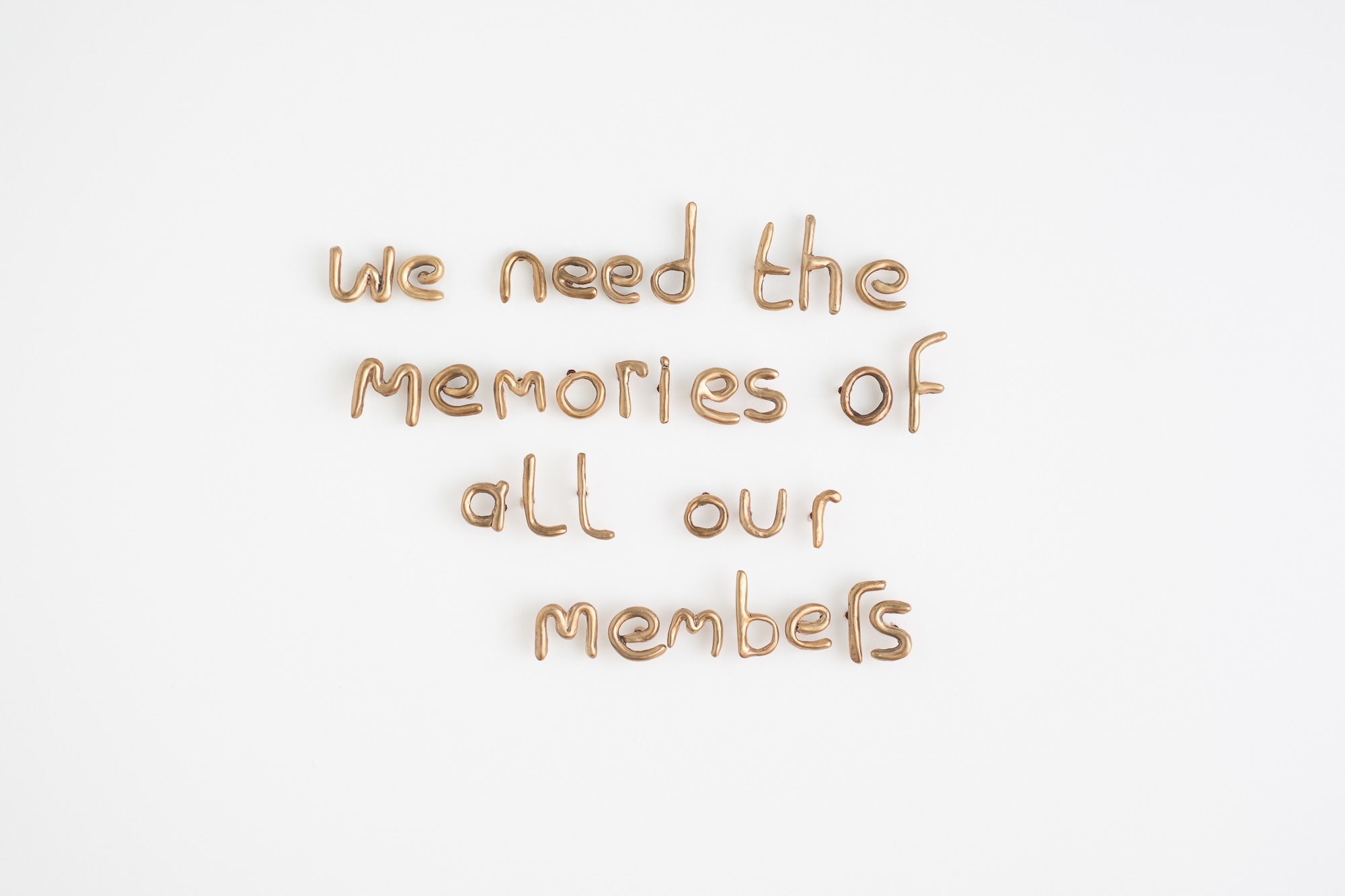 we need the memories of all our members