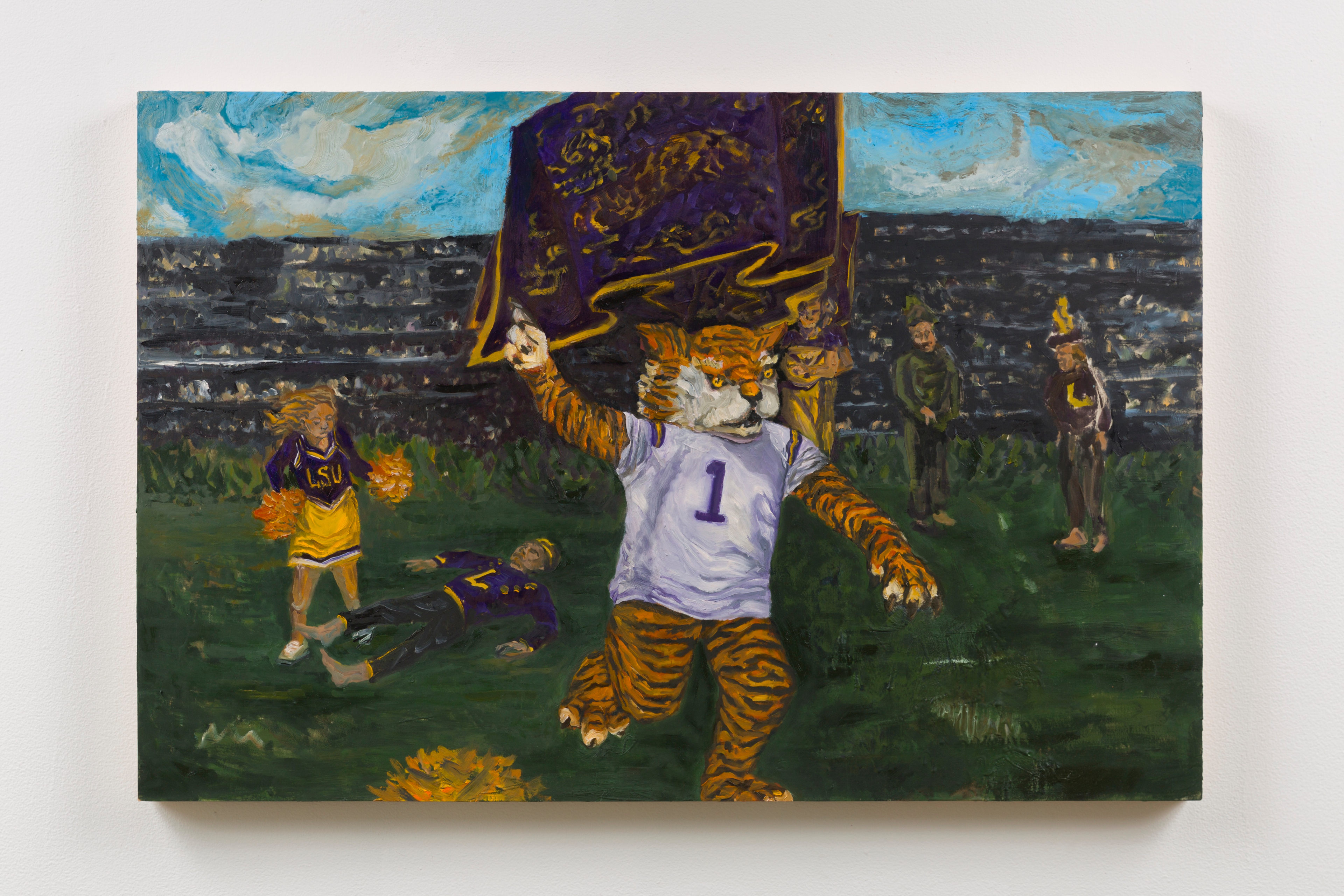 Pretty prancers, led by dancing mascot tiger strut proudly," Life Magazine,