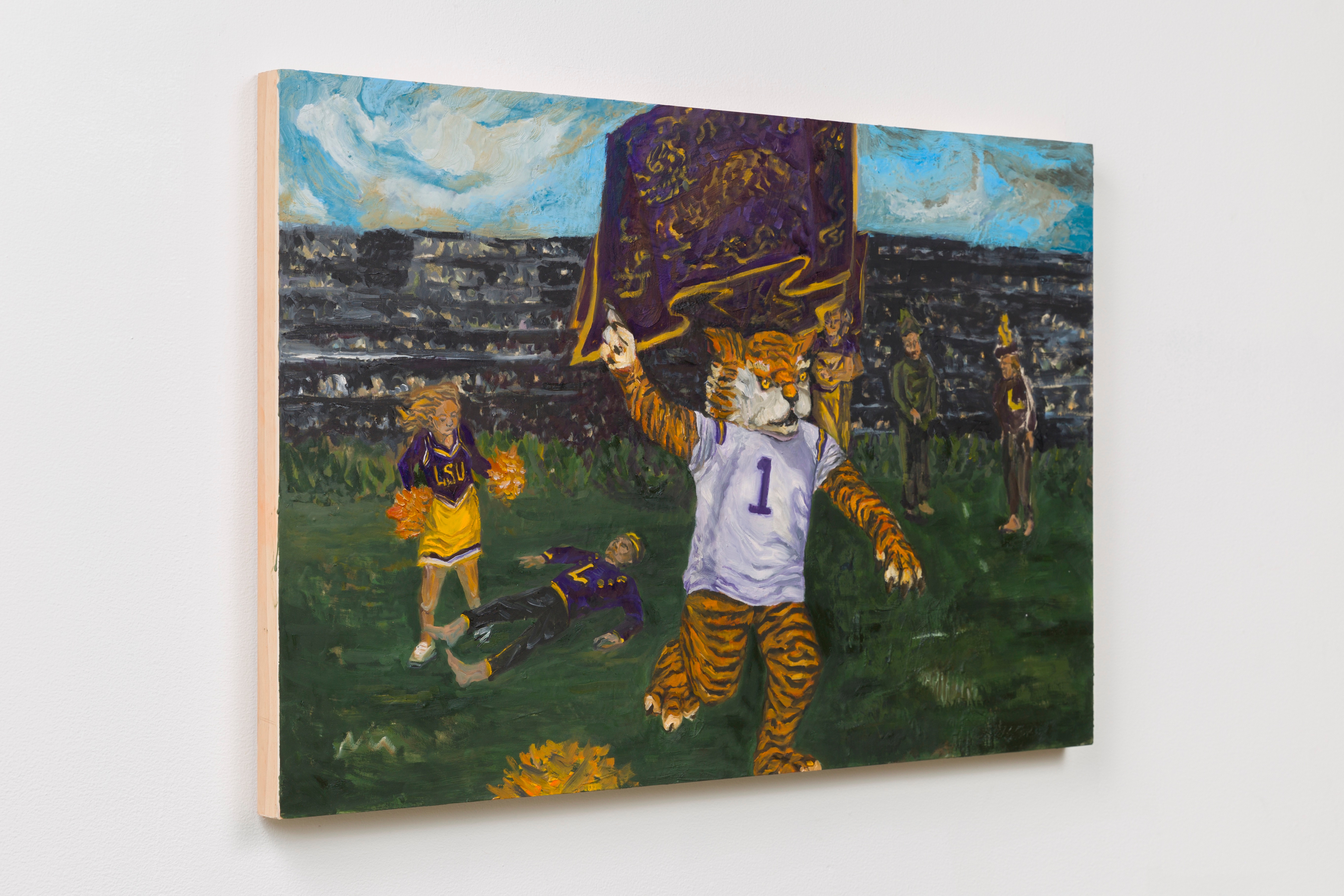 Pretty prancers, led by dancing mascot tiger strut proudly," Life Magazine,