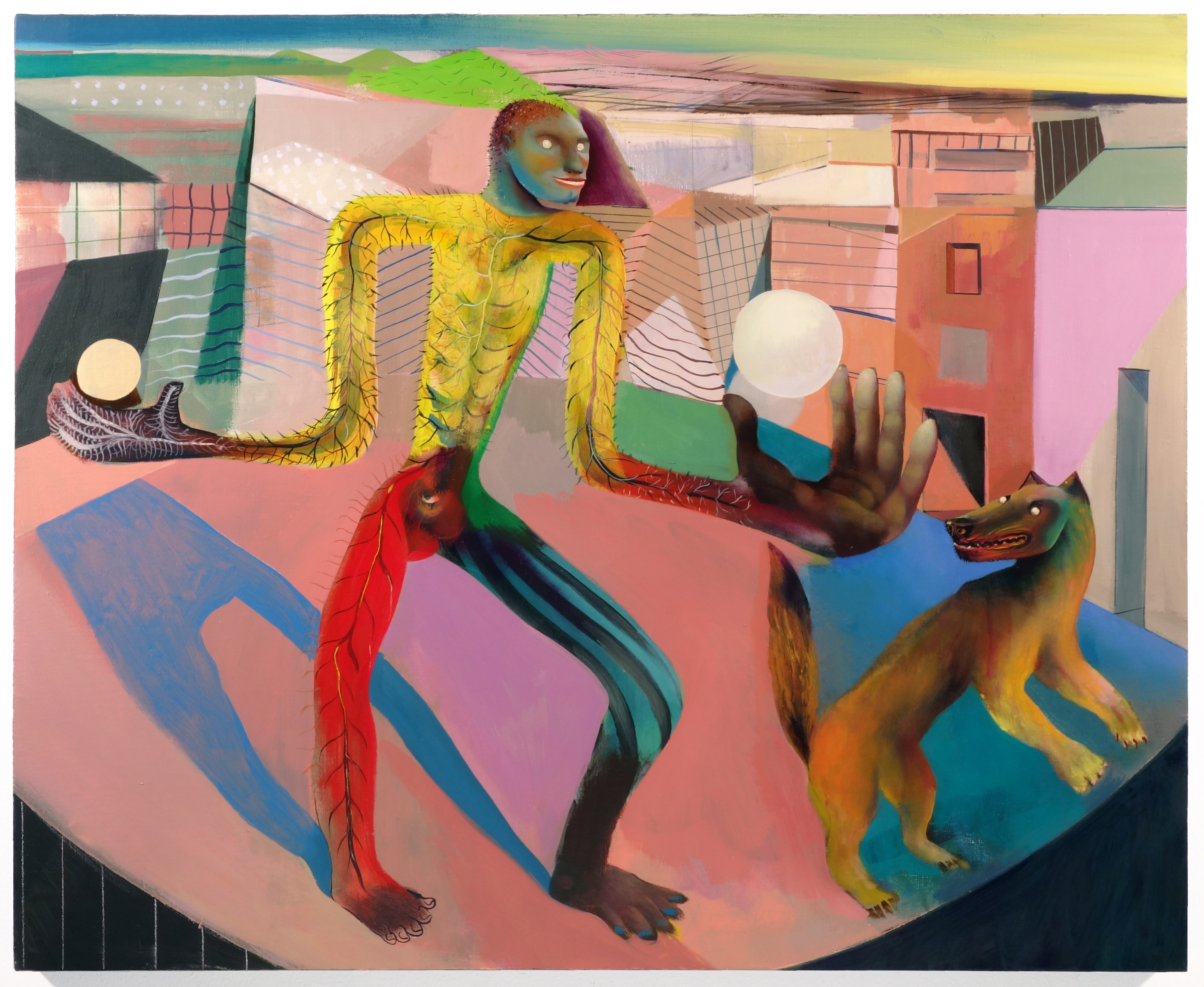 City, Juggler and Mascot