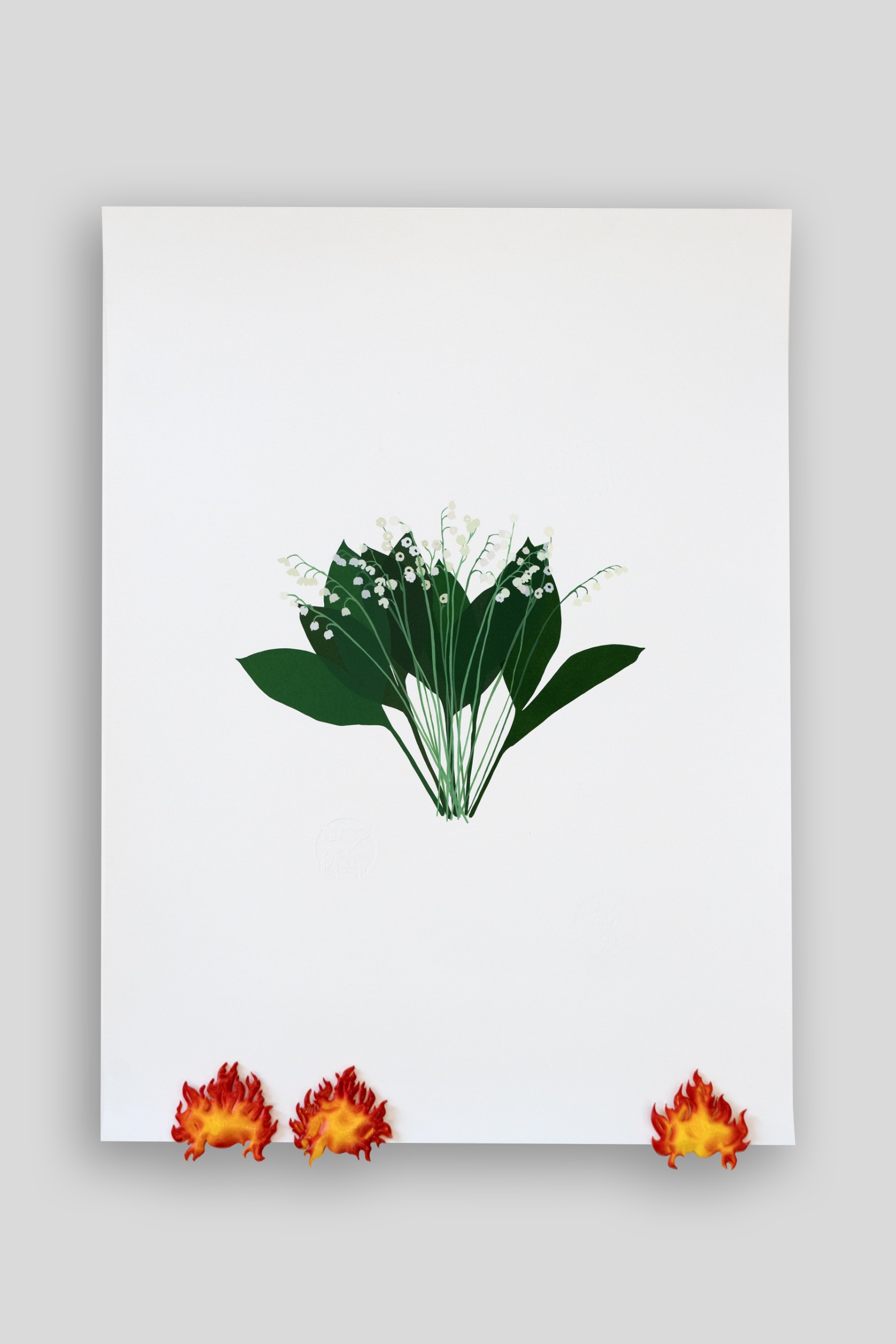 Lilies of the Valley Tribute to a Tired Girl