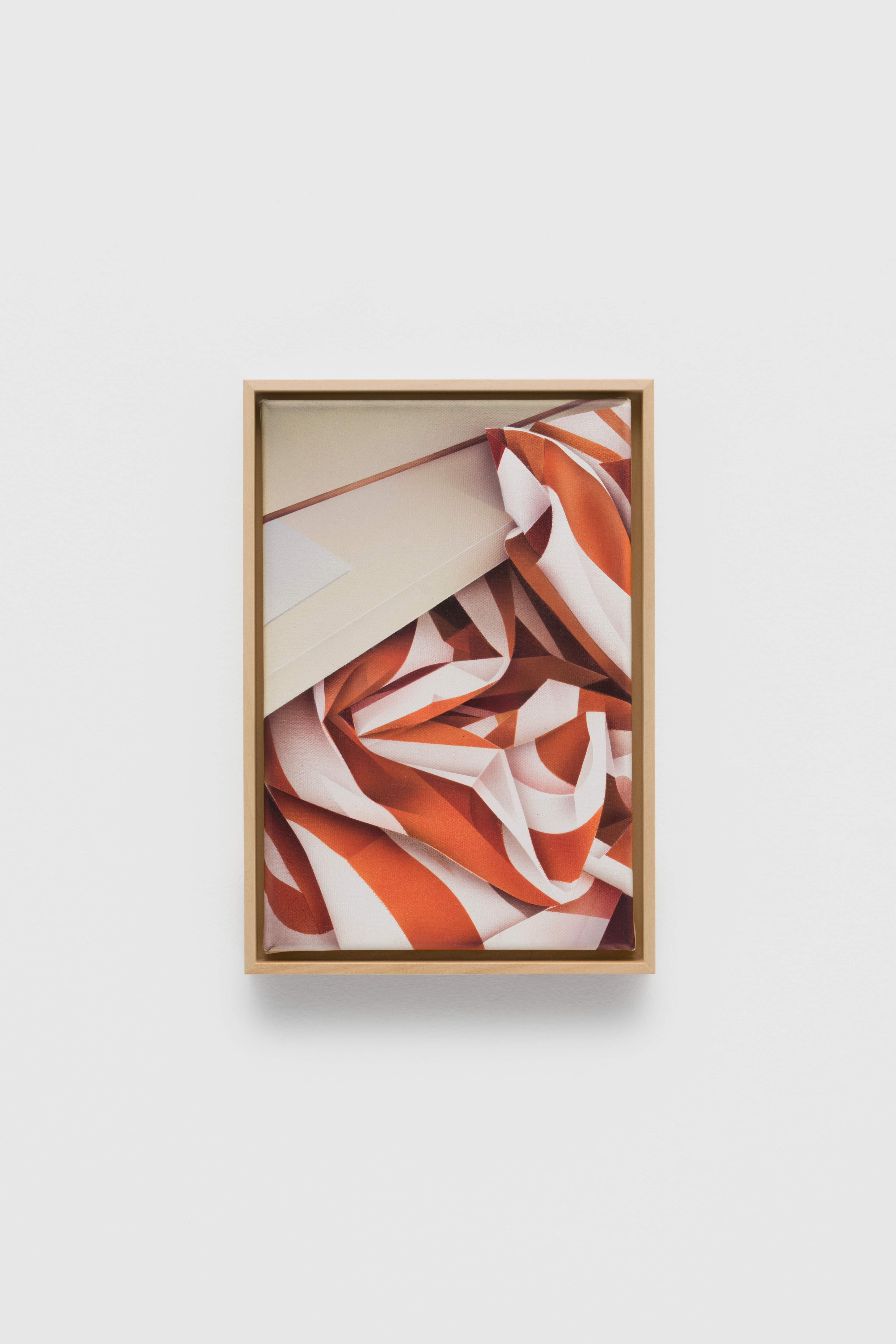 Red Striped Curtain
