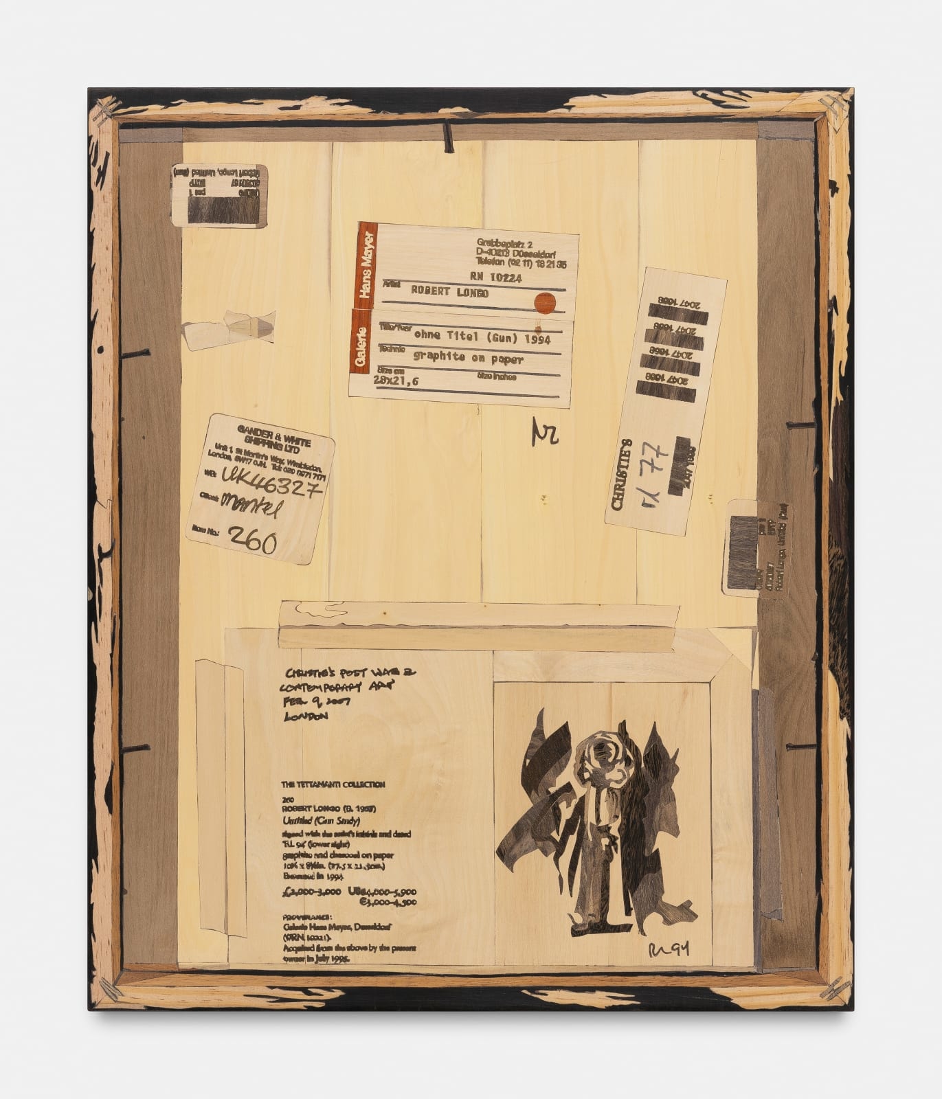 Verso (Robert Longo), Untitled (Gun) , Front)