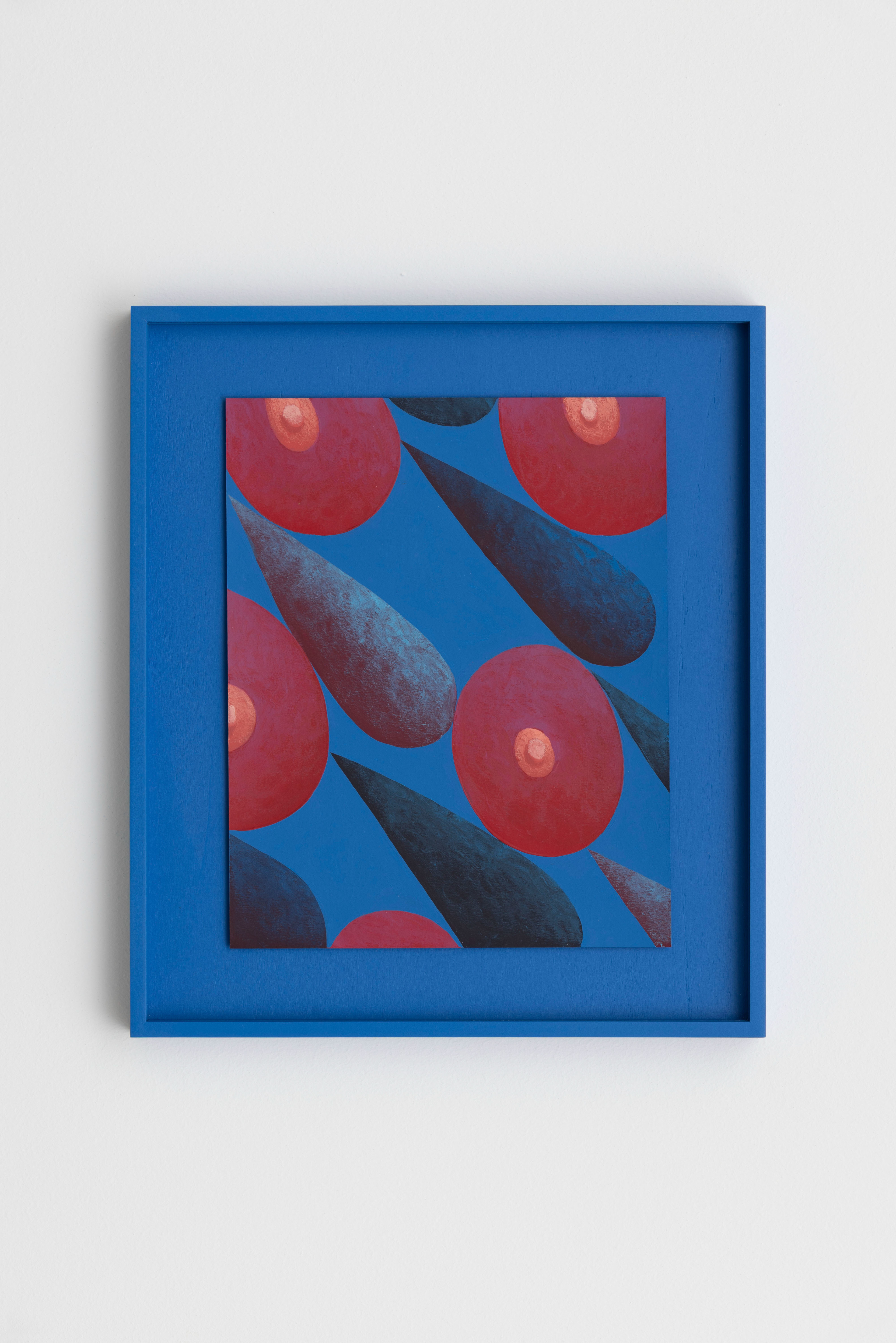 Drops (Blue and Peach)