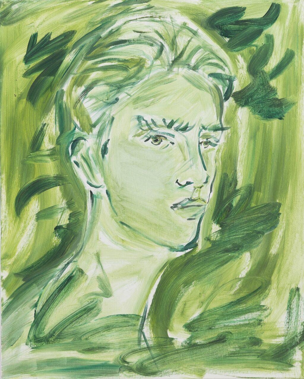 Soft Pale Green Forest