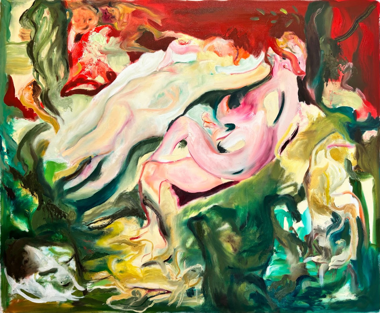 Dream obscene (after Peter Paul Rubens Diana and her Nymphs)