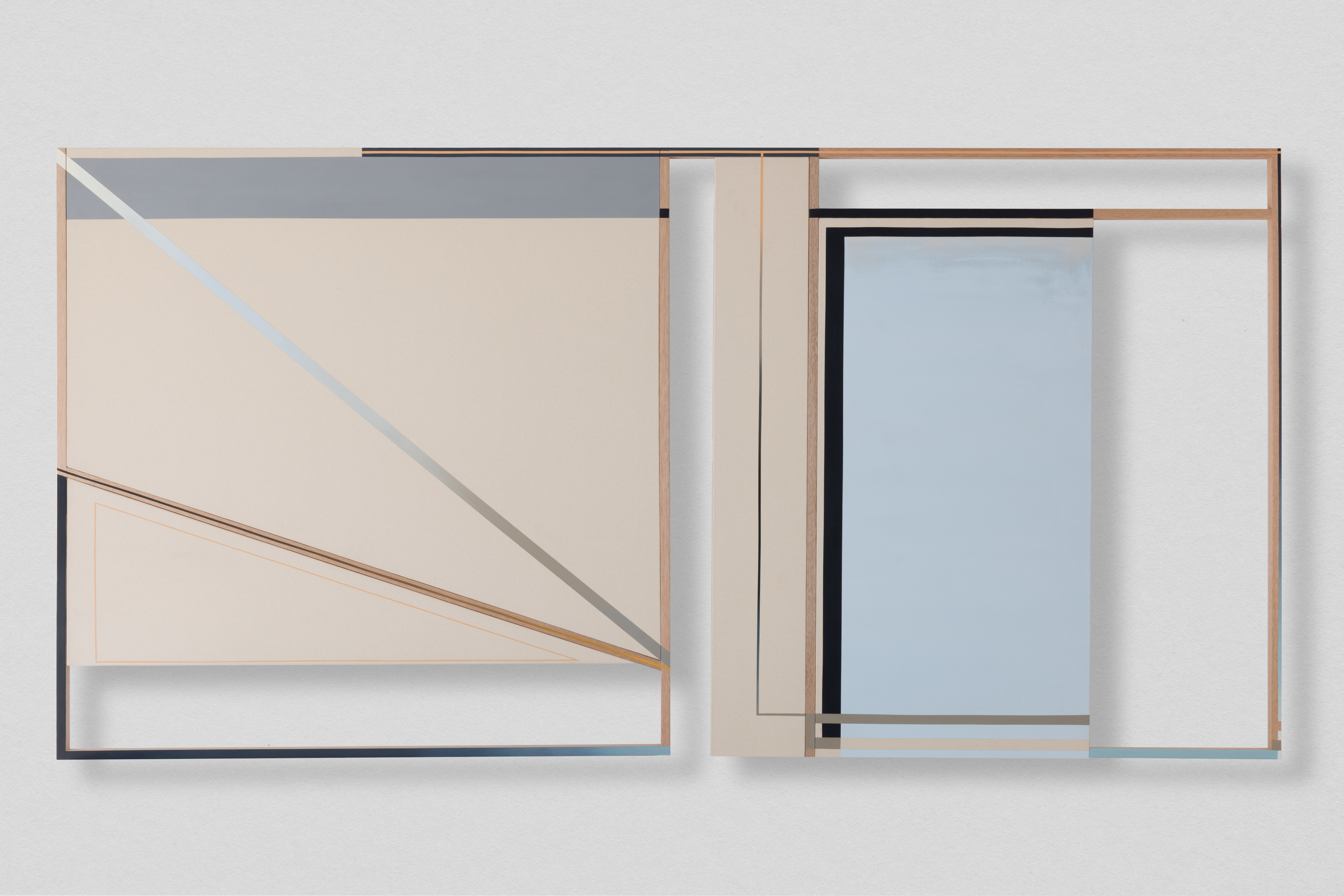 Off Centered Caustics (Diptych)