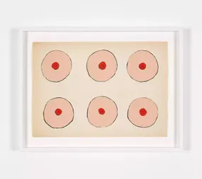 To be naked. On a tray