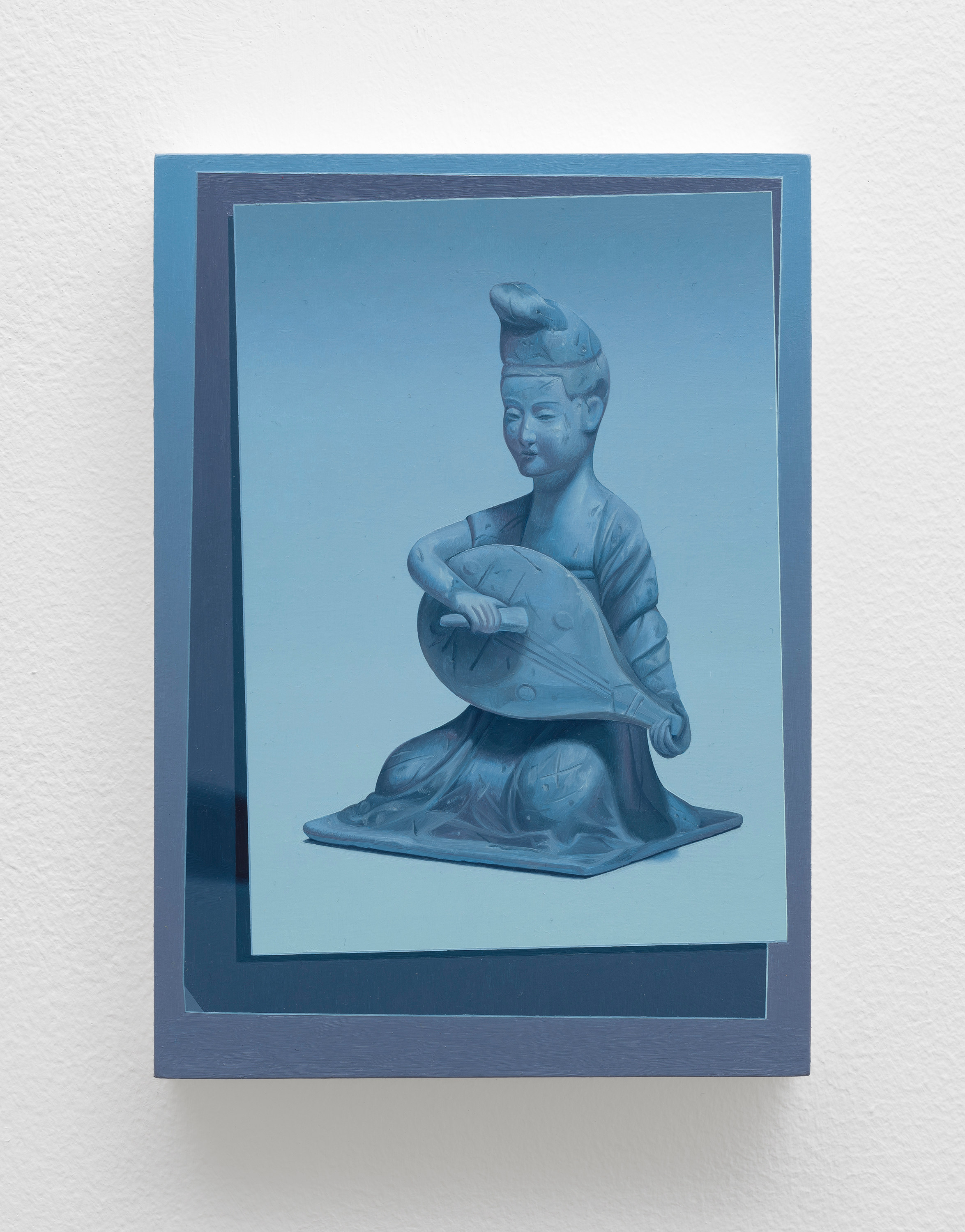 Ephemera (earthenware seated musician, 7th century CE)