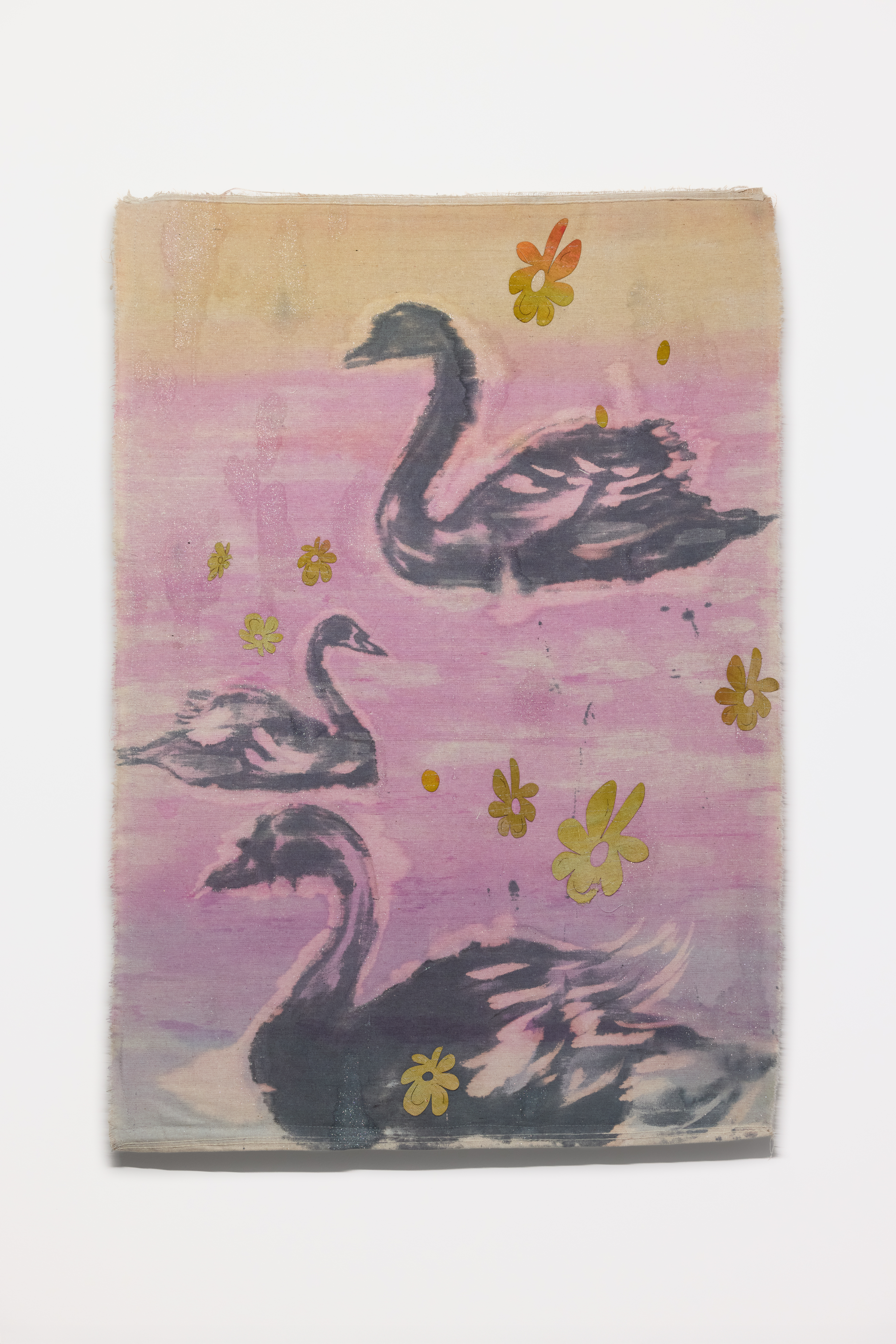 Swans and Blossoms