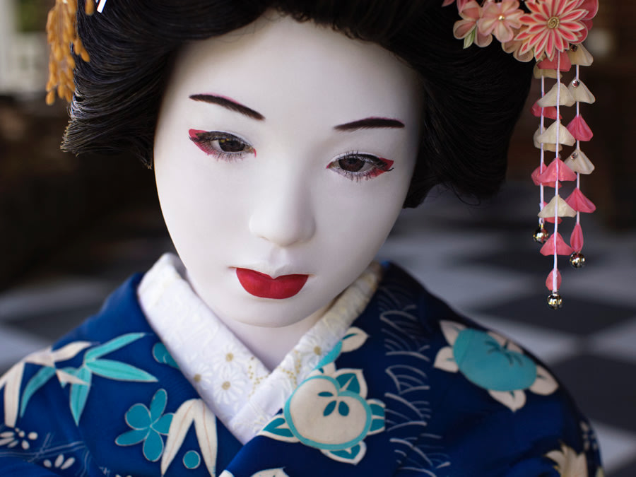The Love Doll/Day 32 (Blue Geisha Close-up)