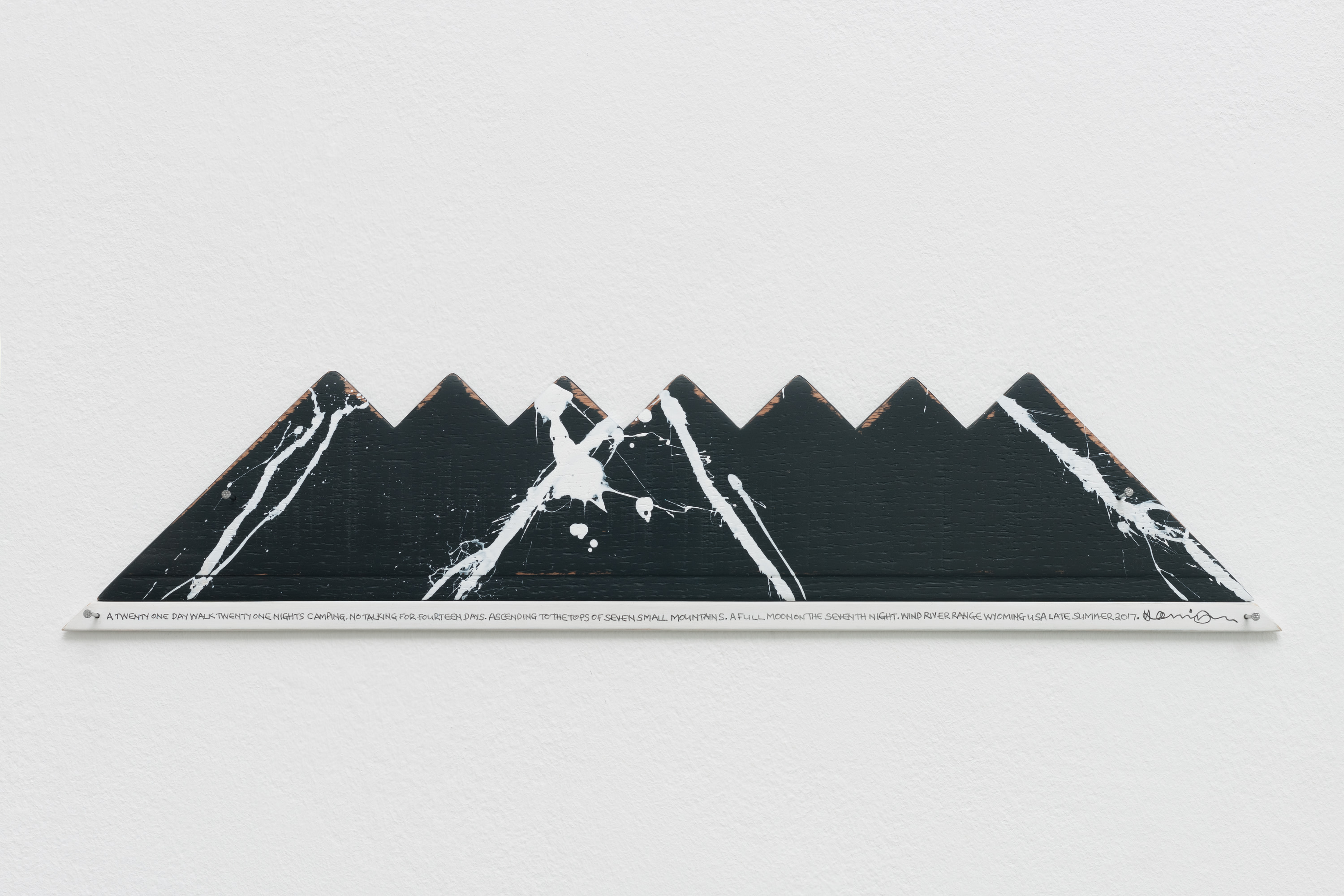 Seven Small Mountains. Wyoming 2017