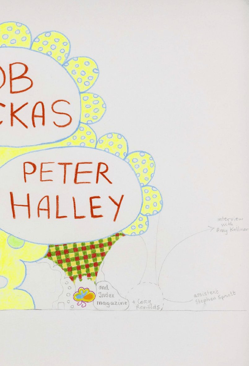 Bob Peter Index Magazine (design for wall painting and wood object)
