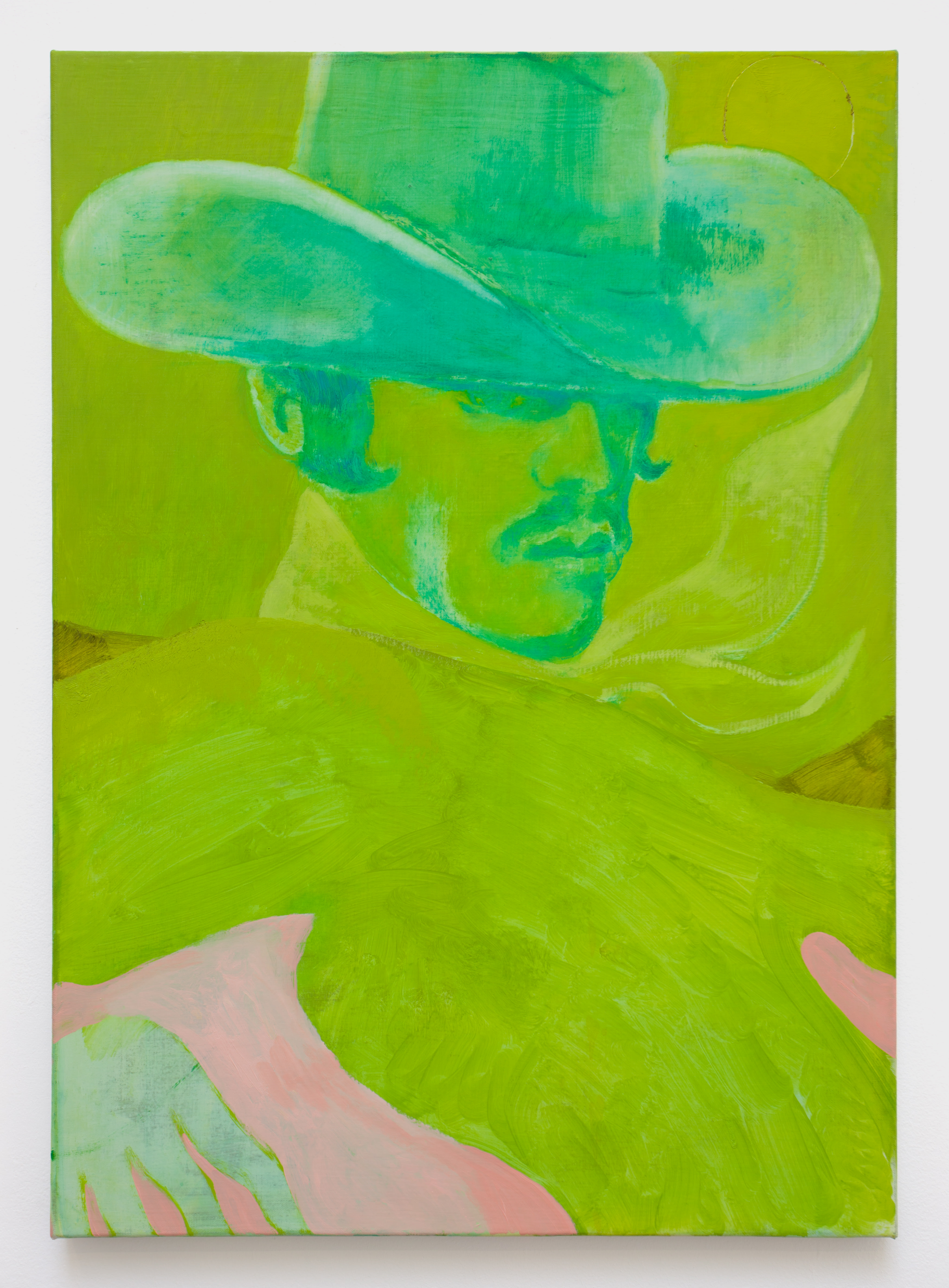 Cowboy study (Permanent Yellow Green)