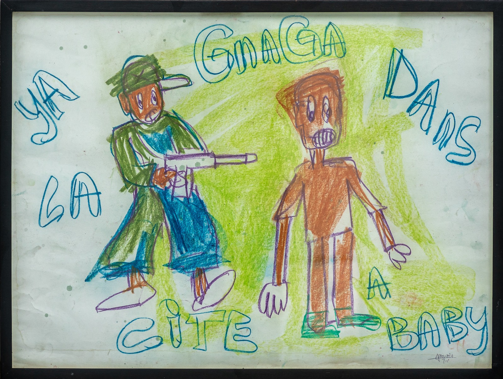 Ya Gnaga dans la cité à Baby