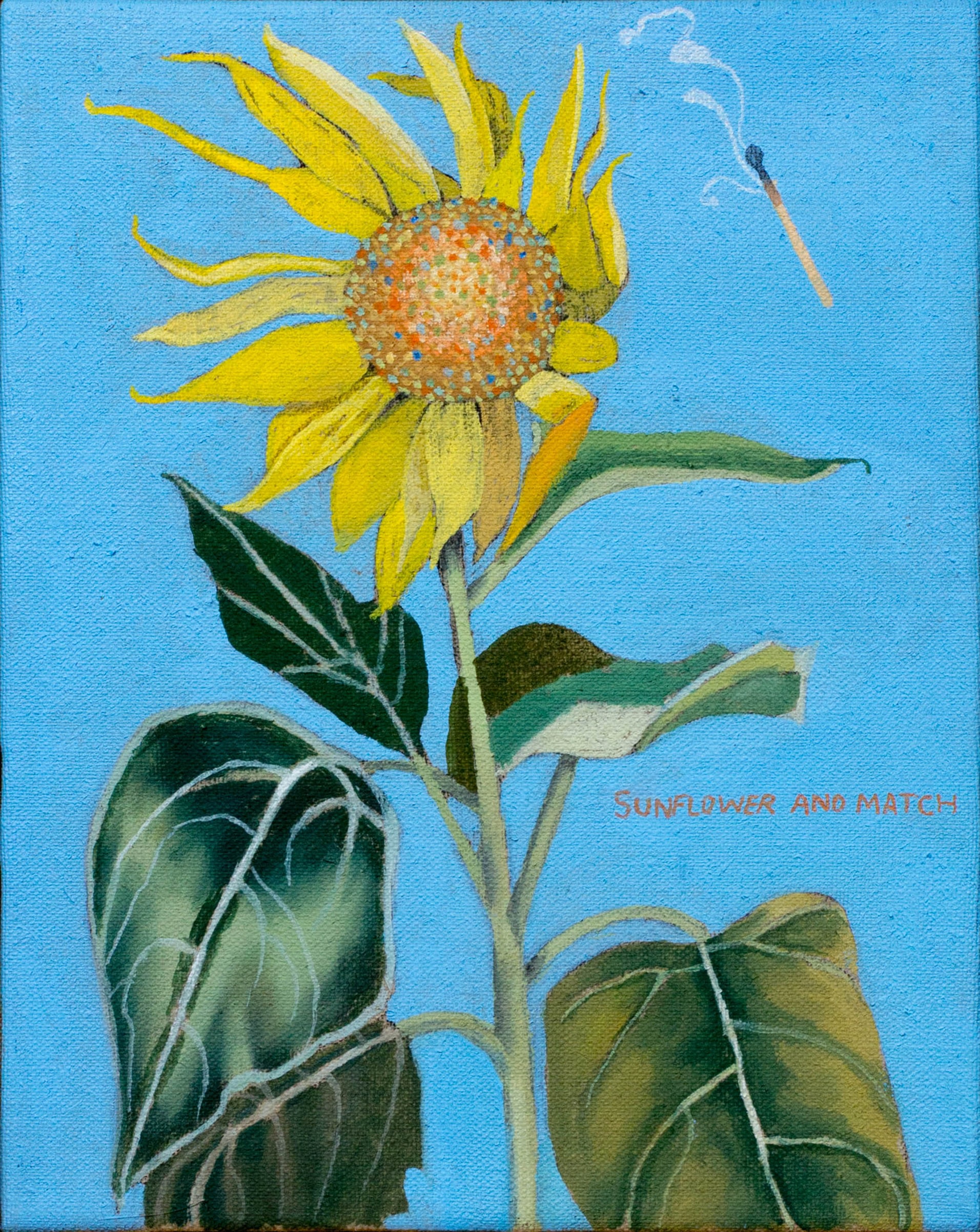 Sunflower And Match