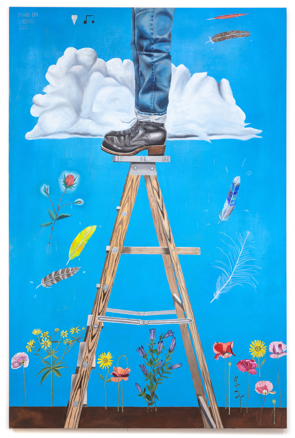 Man On Ladder
