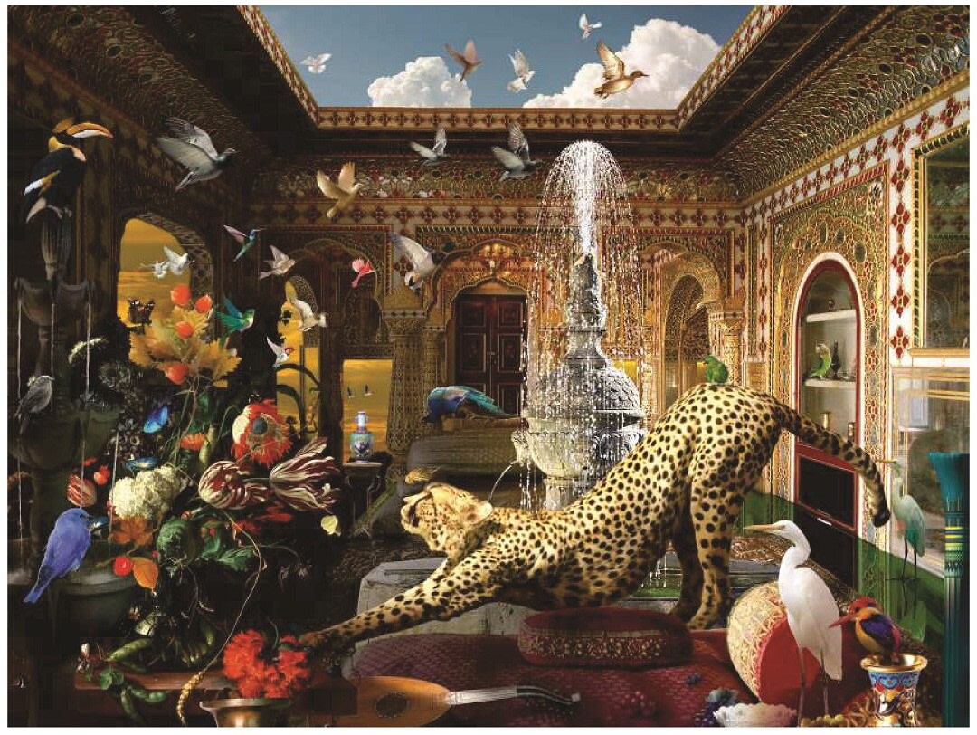 Dawn in the post-human palace