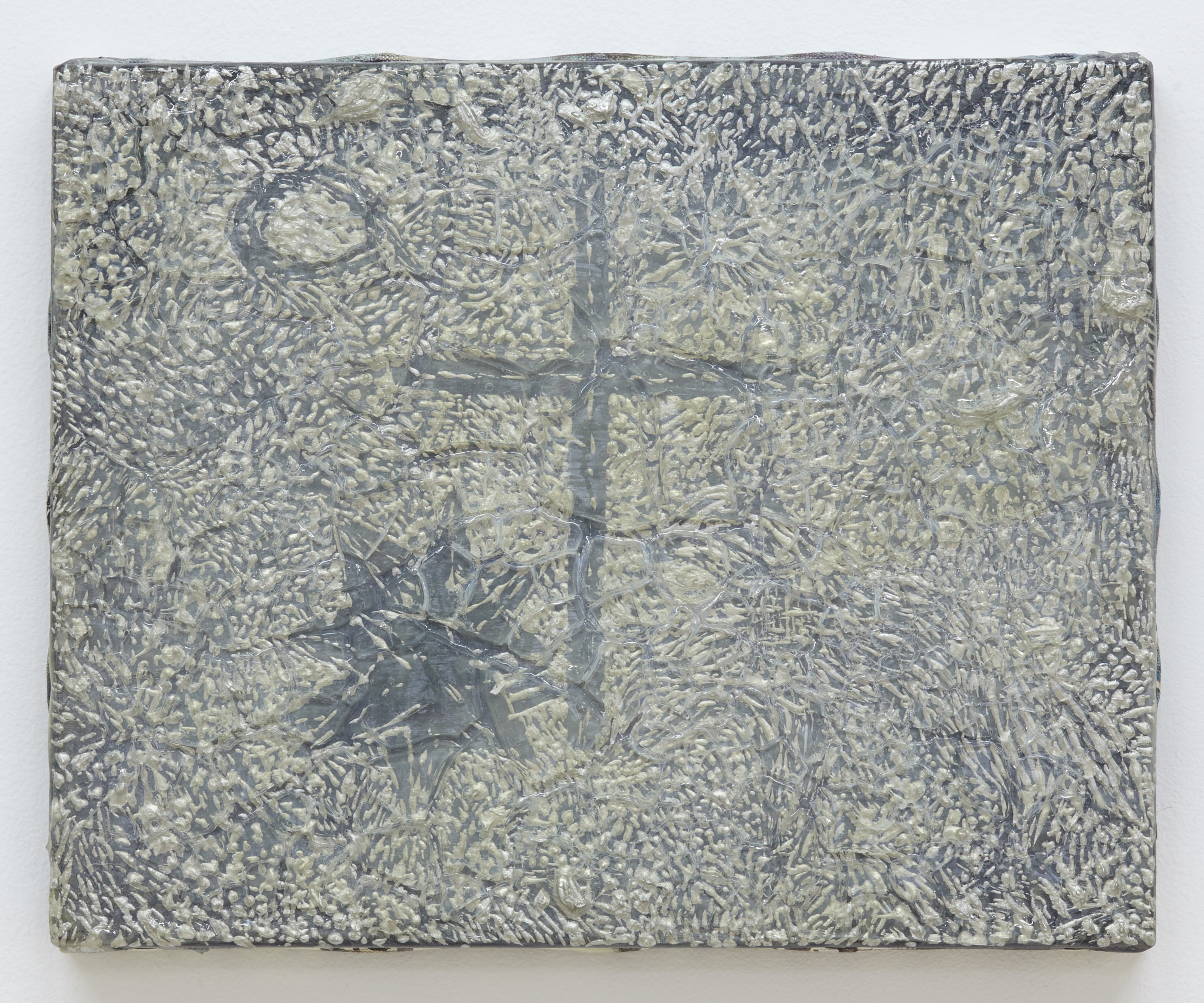 A cross confined in a painting