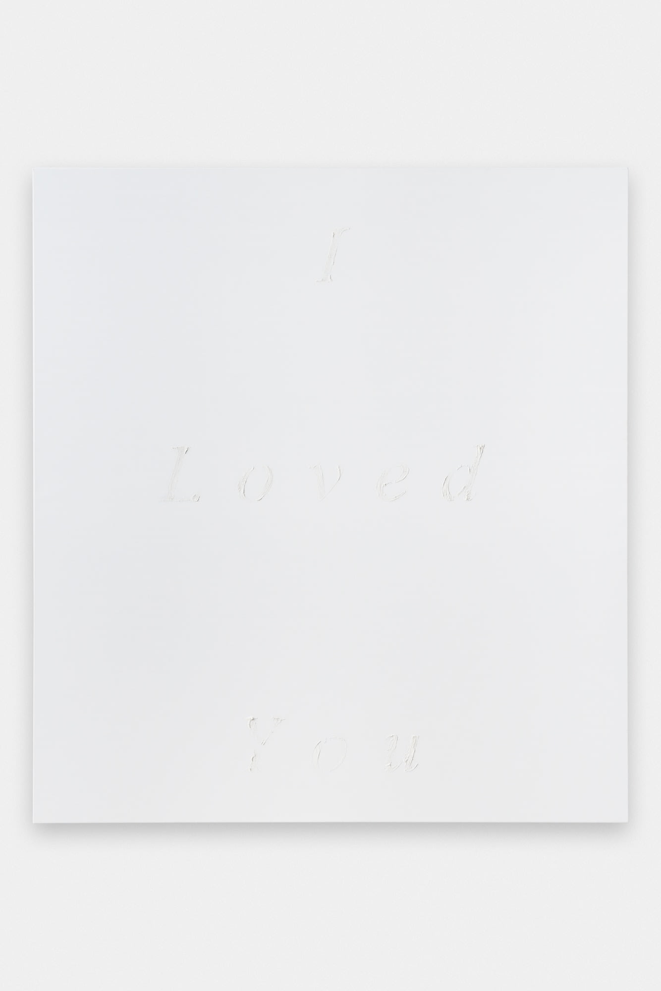 You Just Couldn't See It - White