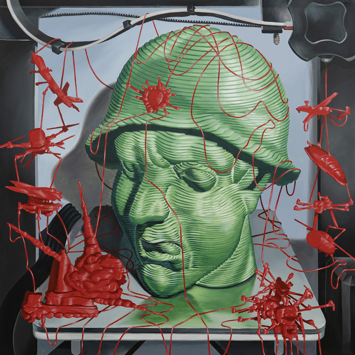 Undetermined resin soldier