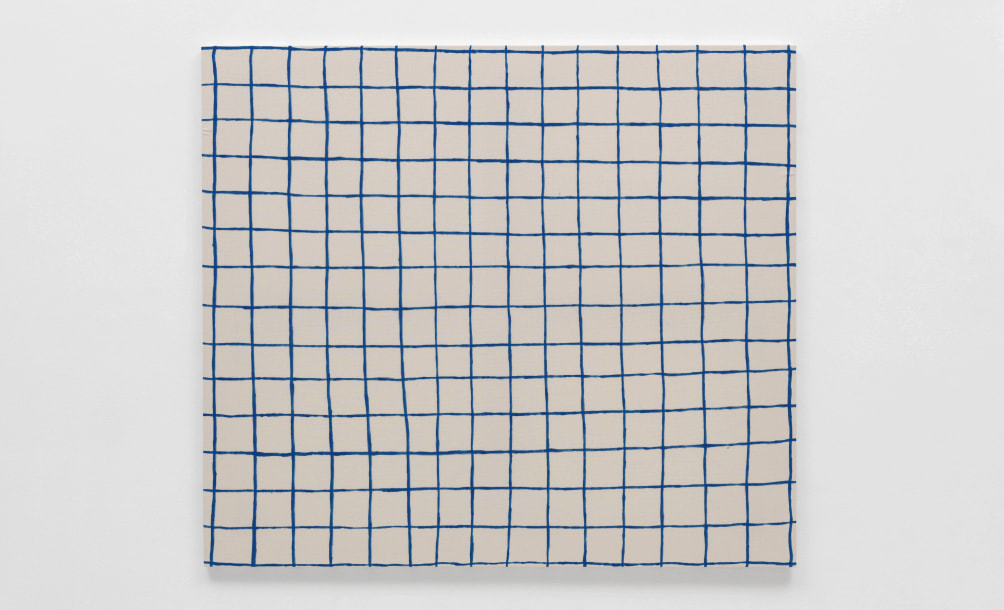 Grid for My Friend the Anarchist, Blue