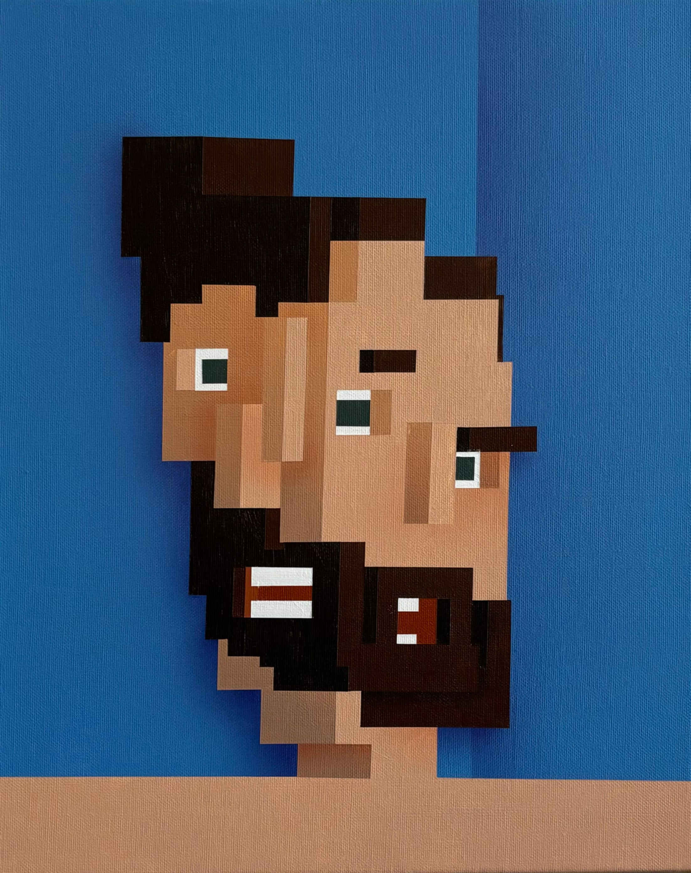 Autoportrait sur la plage