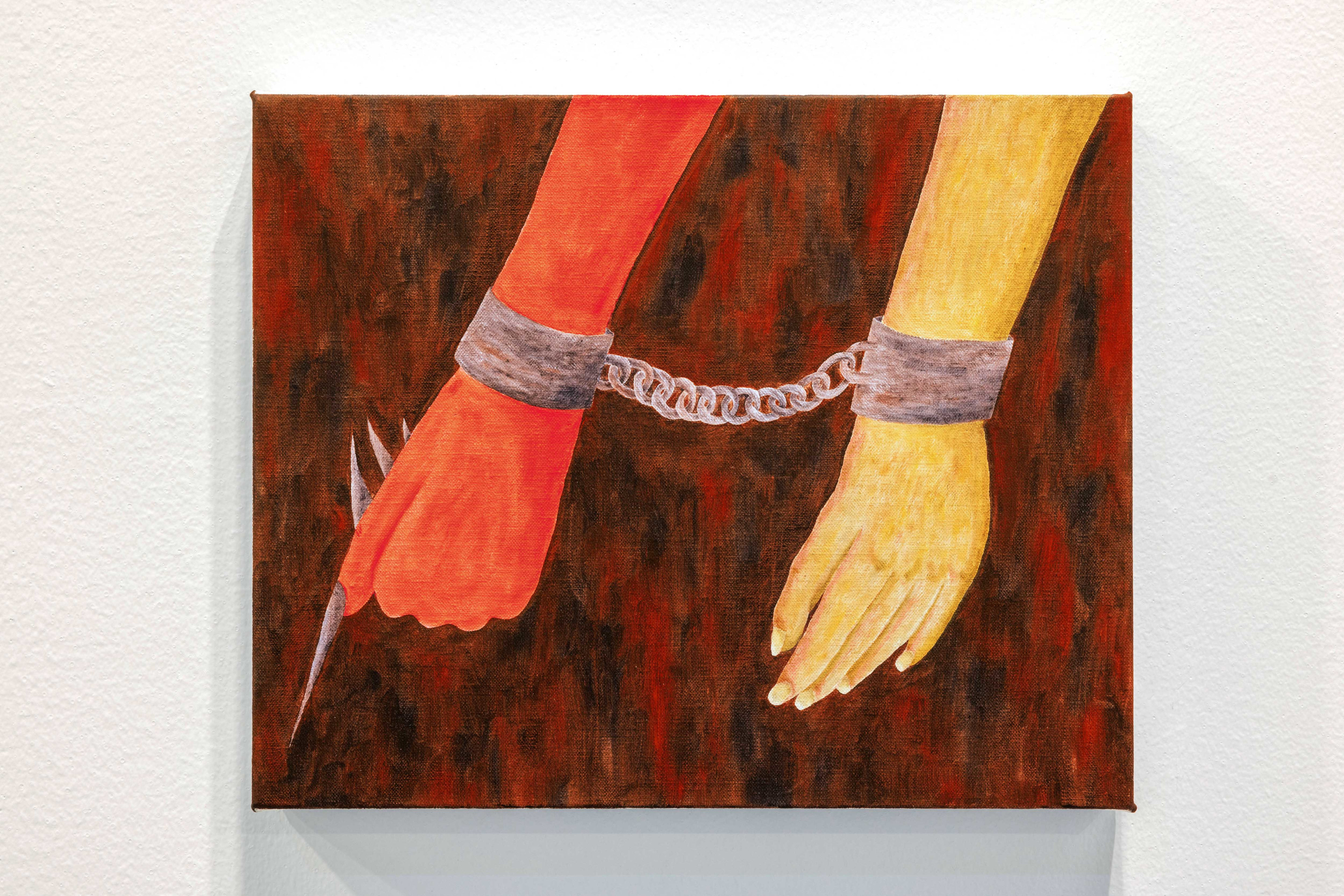 Someone that is chained to the devil and must follow him wherever he goes
