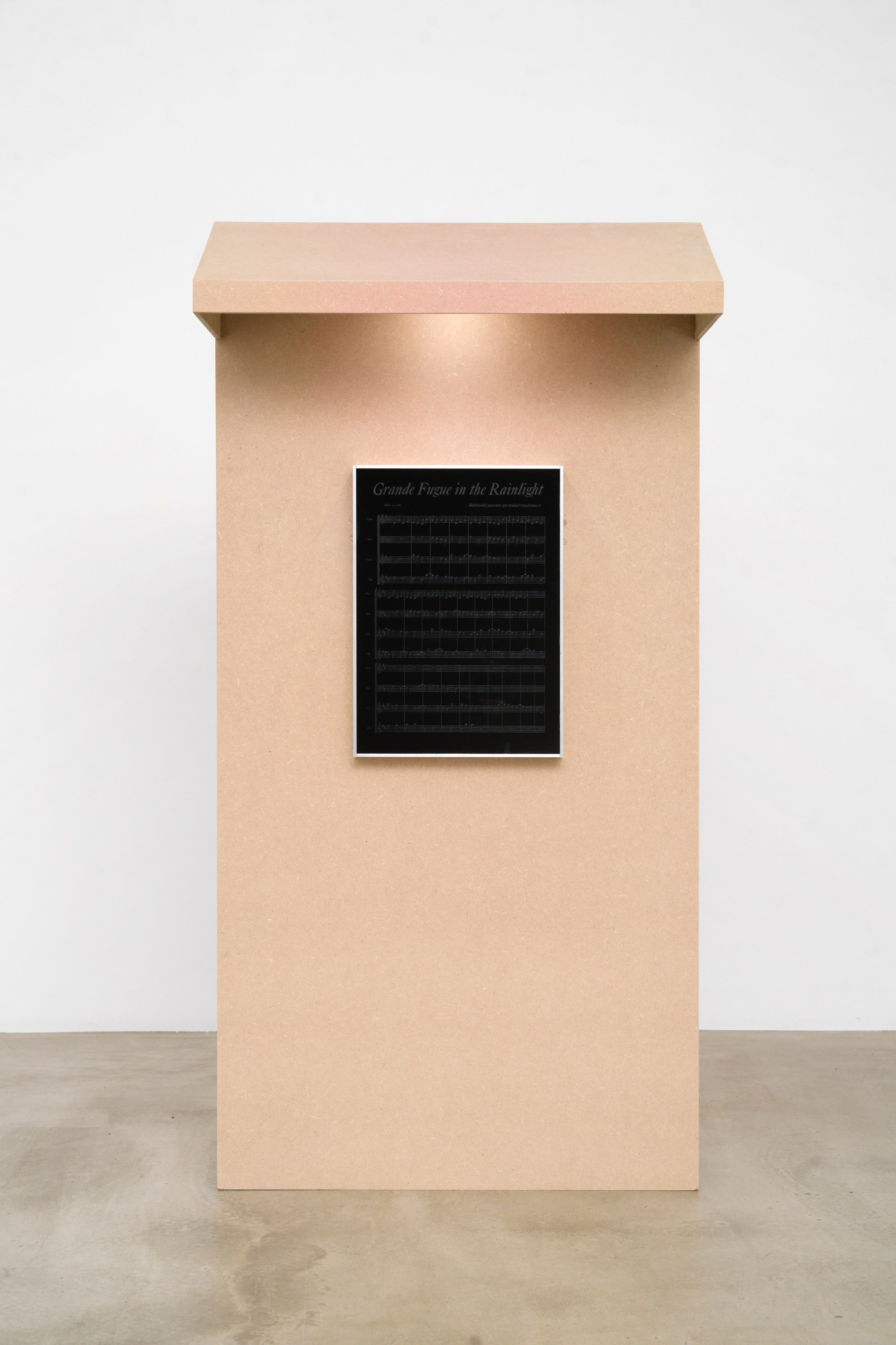 Modular installation 1 : Grande Fugue in the Rainlight - Opera for the worms N°3