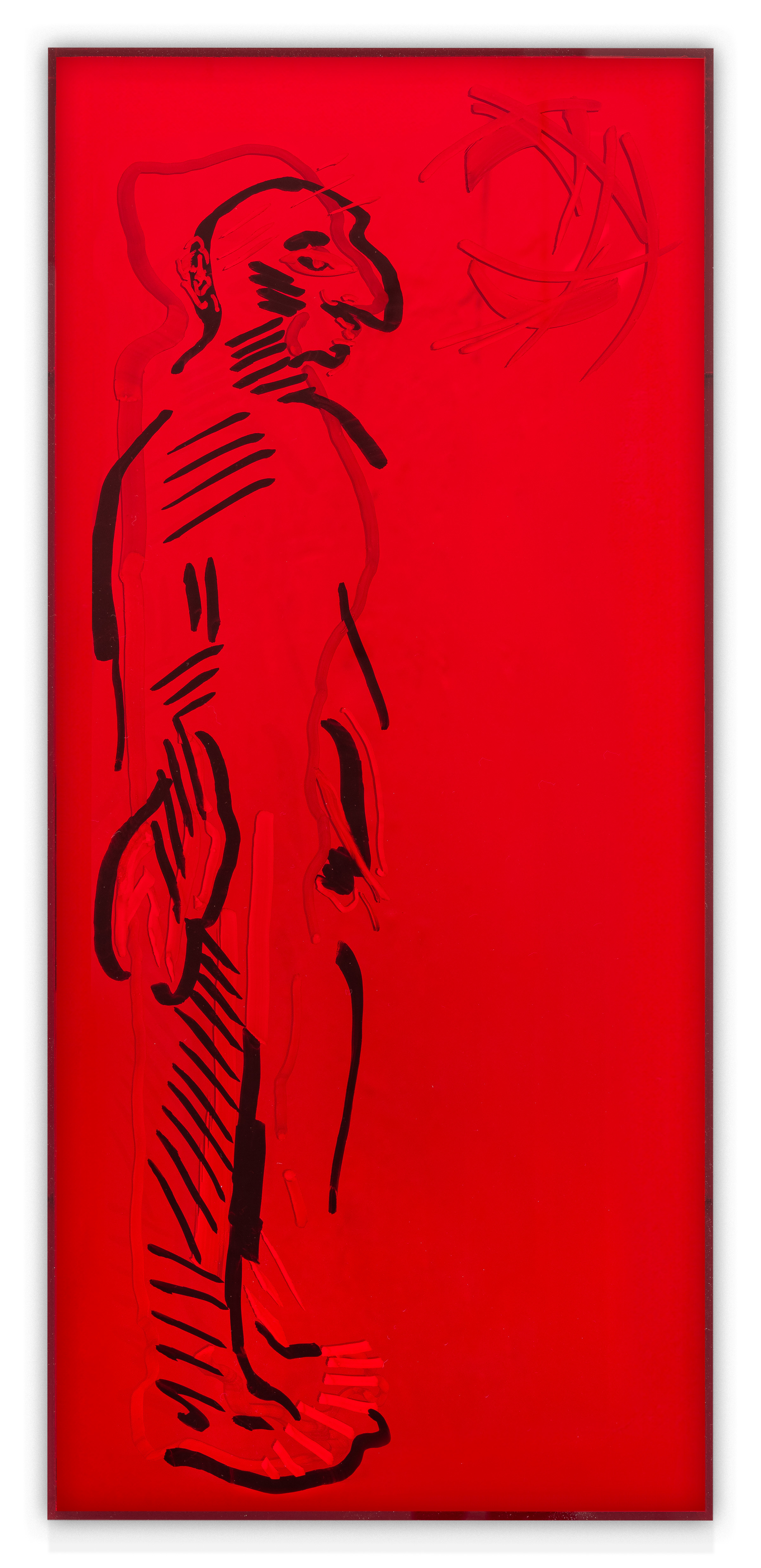 Gisant redressé I (ruby red)